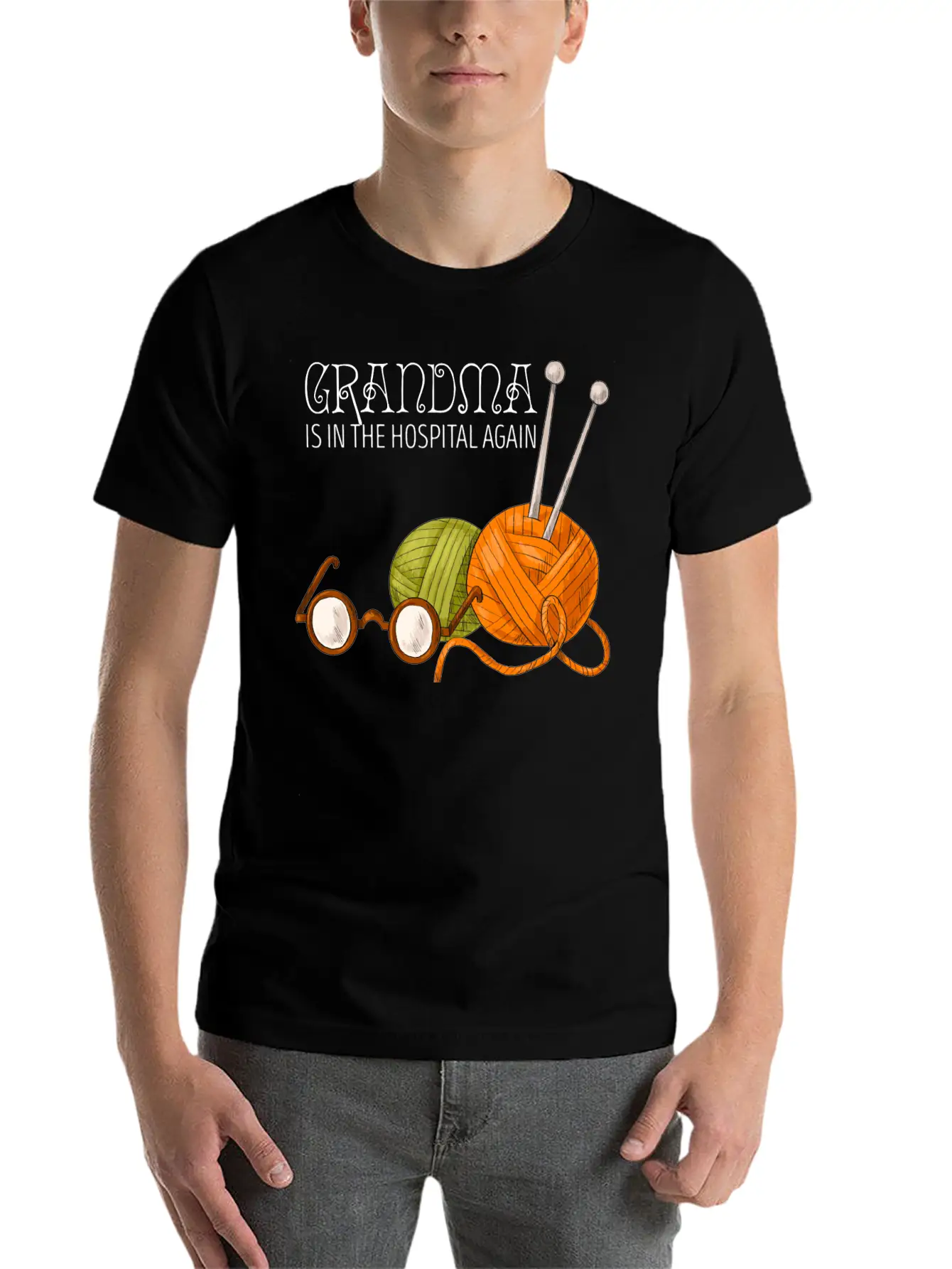 Grandma Is In The Hospital Again Essential Unisex Summer Tee – Soft Cotton Casual Fit