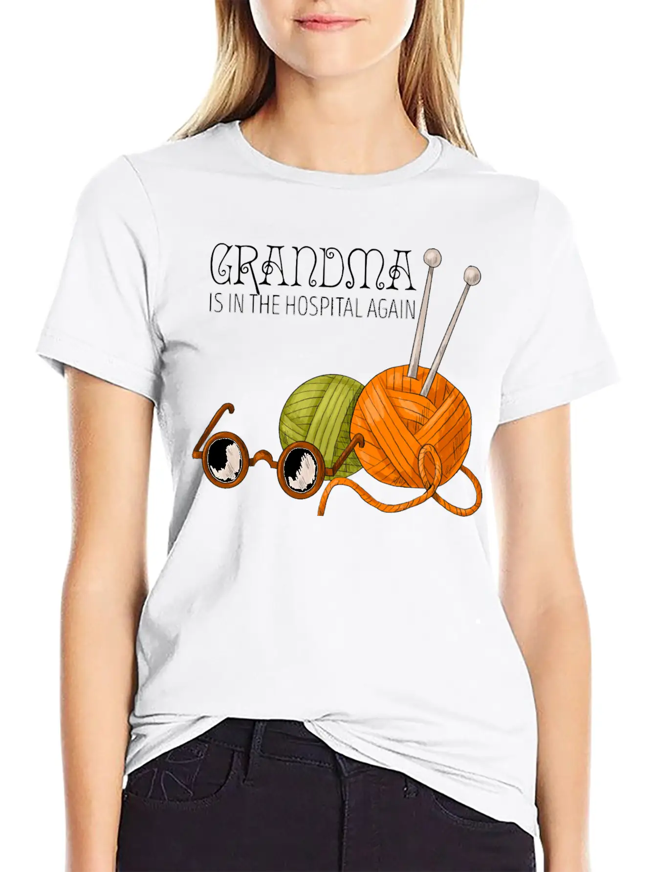 Grandma Is In The Hospital Again Essential Unisex Summer Tee – Soft Cotton Casual Fit