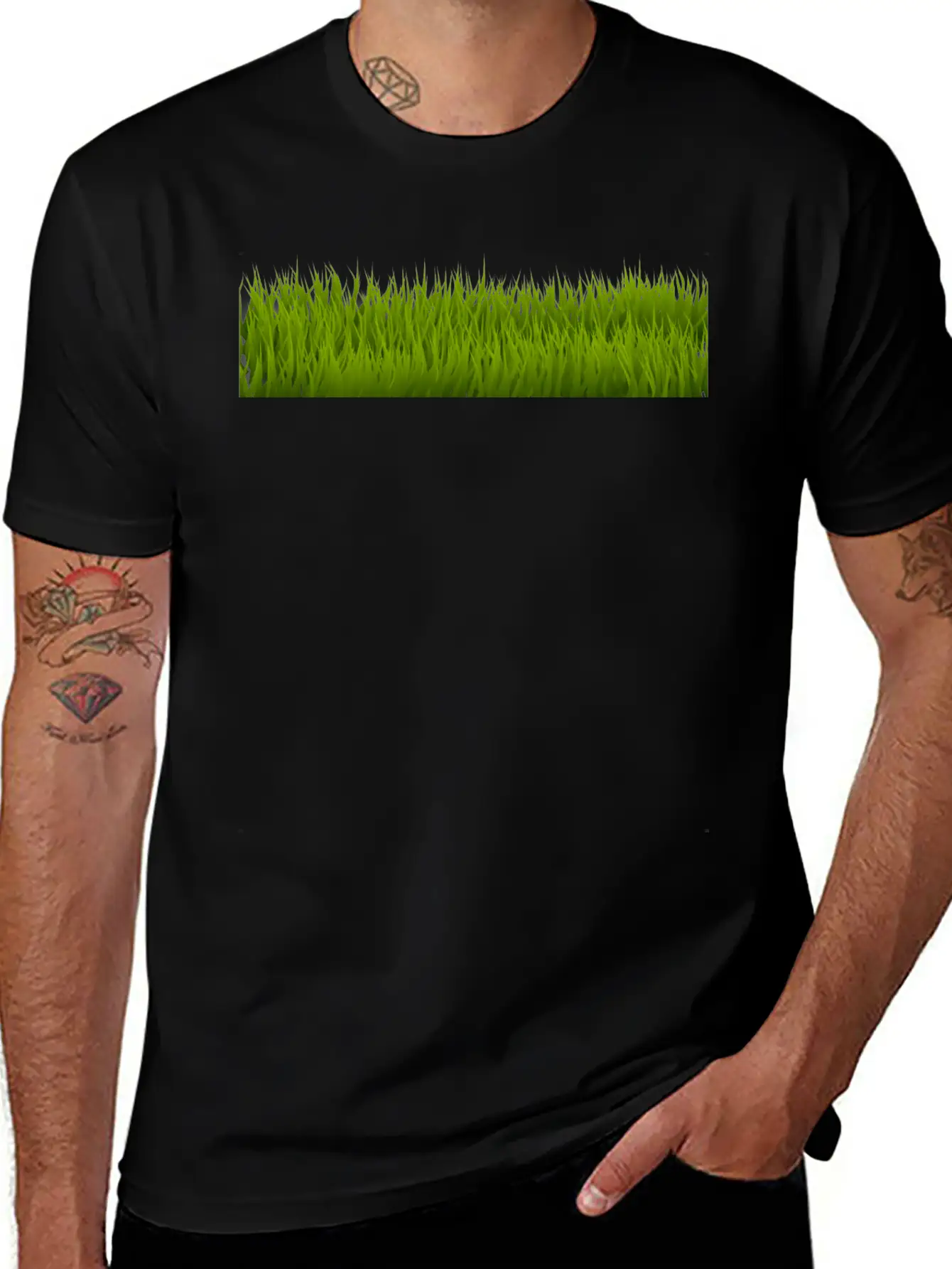 Grass 1 Comfortable Minimalist Graphic Tee – Summer Style Essential
