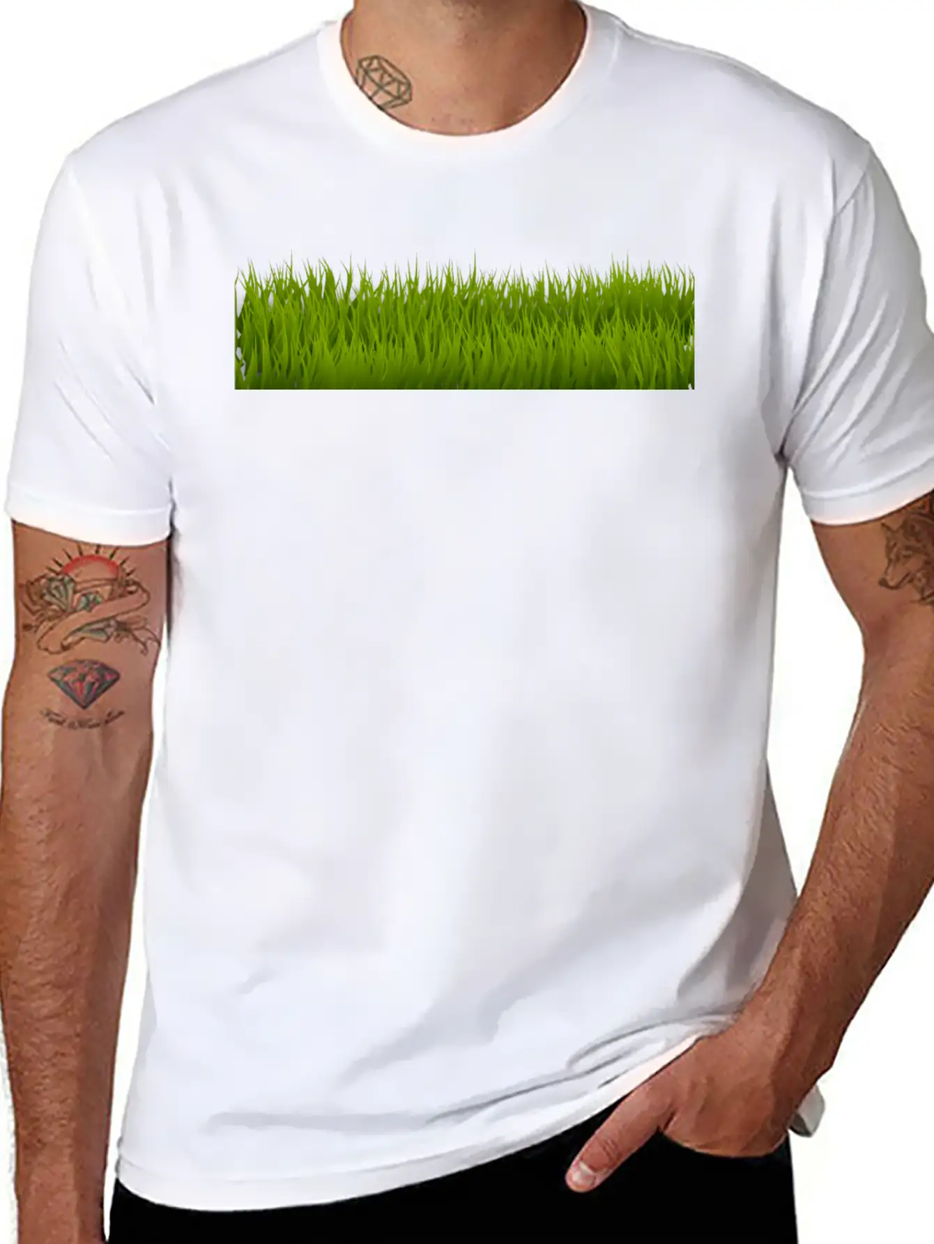 Grass 1 Comfortable Minimalist Graphic Tee – Summer Style Essential