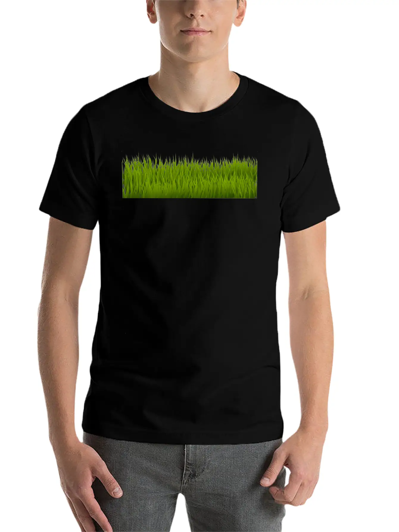 Grass 1 Comfortable Minimalist Graphic Tee – Summer Style Essential