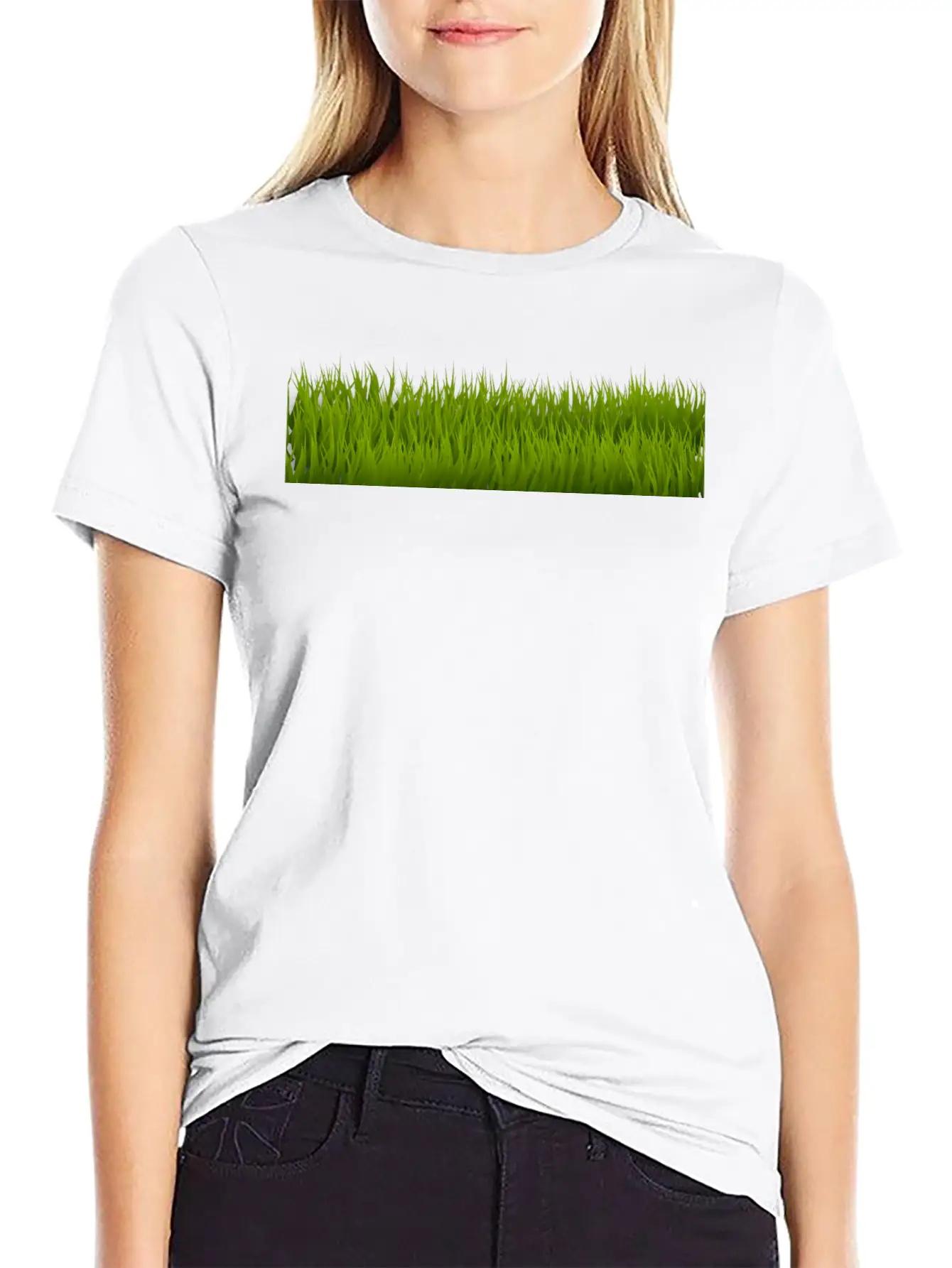 Grass 1 Comfortable Minimalist Graphic Tee – Summer Style Essential