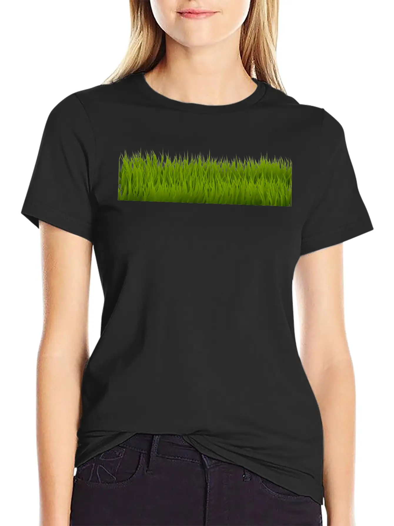 Grass 1 Comfortable Minimalist Graphic Tee – Summer Style Essential