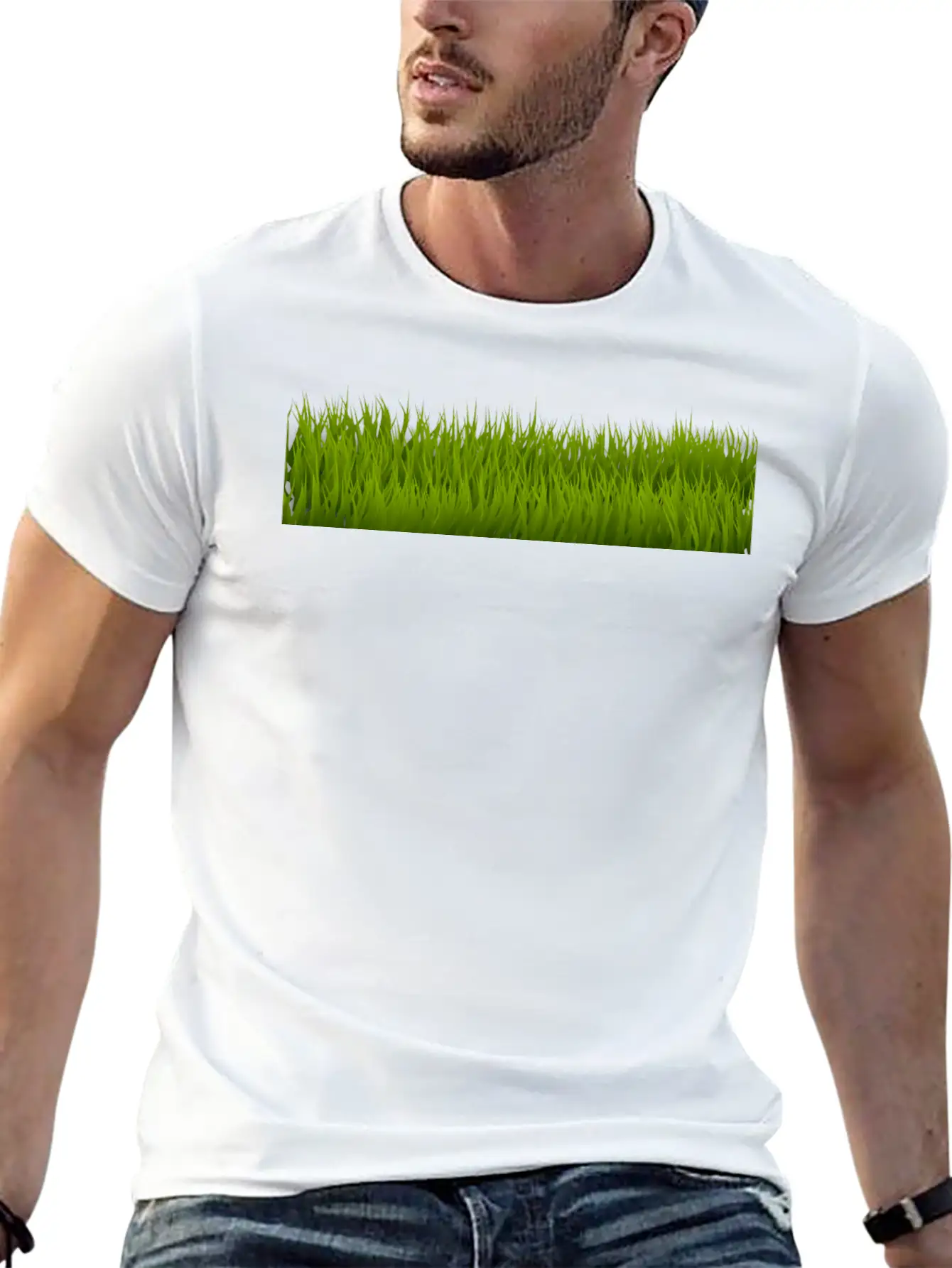 Grass 1 Comfortable Minimalist Graphic Tee – Summer Style Essential