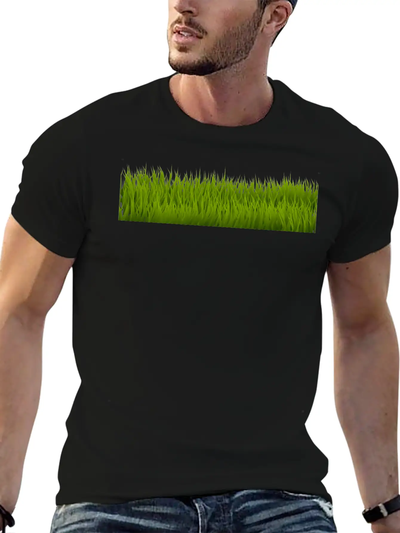 Grass 1 Comfortable Minimalist Graphic Tee – Summer Style Essential