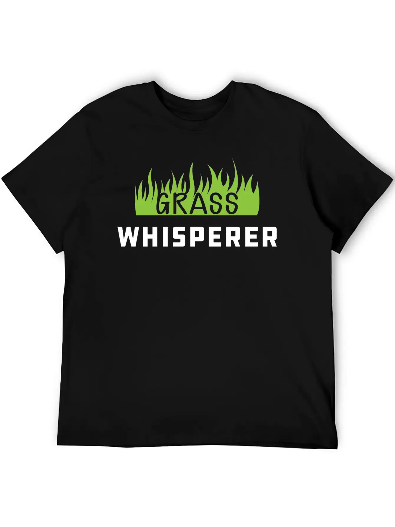 Grass Whisperer - Landscaper Unisex Short Sleeve Soft Cotton T-Shirt – Casual Everyday Wear