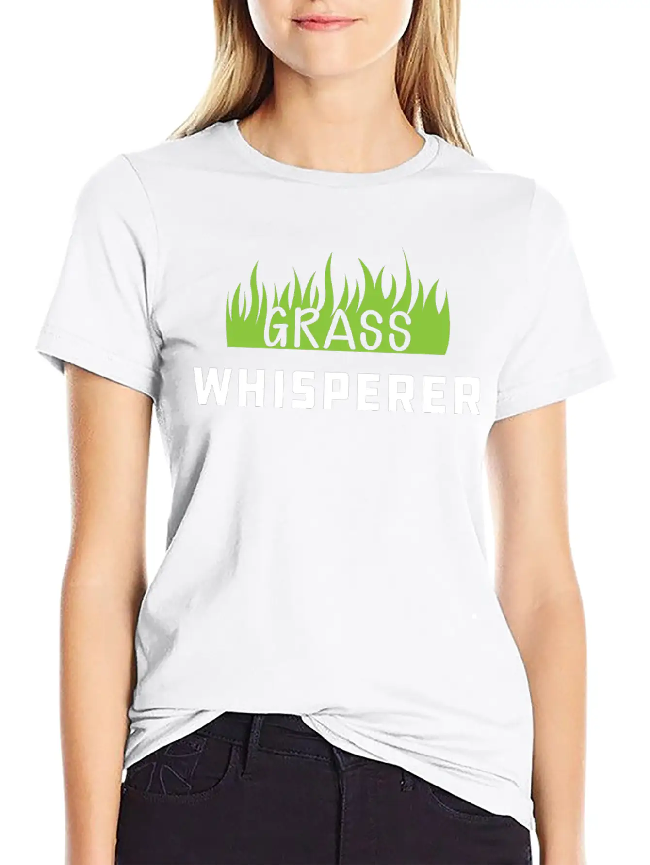 Grass Whisperer - Landscaper Unisex Short Sleeve Soft Cotton T-Shirt – Casual Everyday Wear