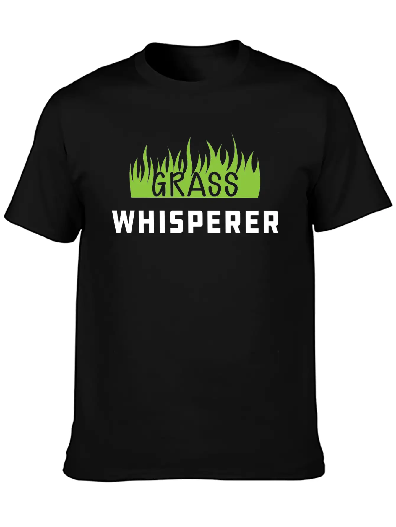 Grass Whisperer - Landscaper Unisex Short Sleeve Soft Cotton T-Shirt – Casual Everyday Wear