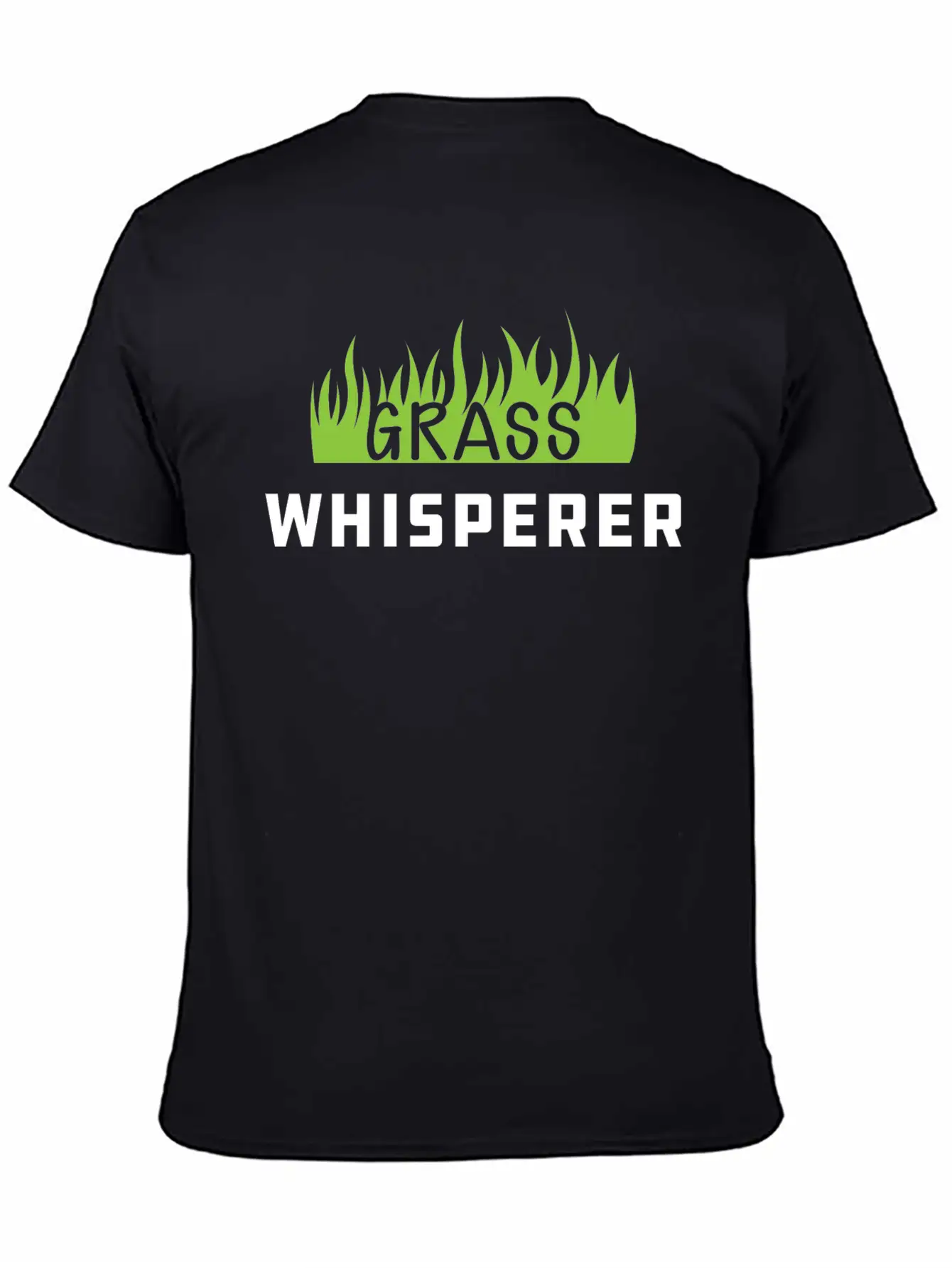 Grass Whisperer - Landscaper Unisex Short Sleeve Soft Cotton T-Shirt – Casual Everyday Wear