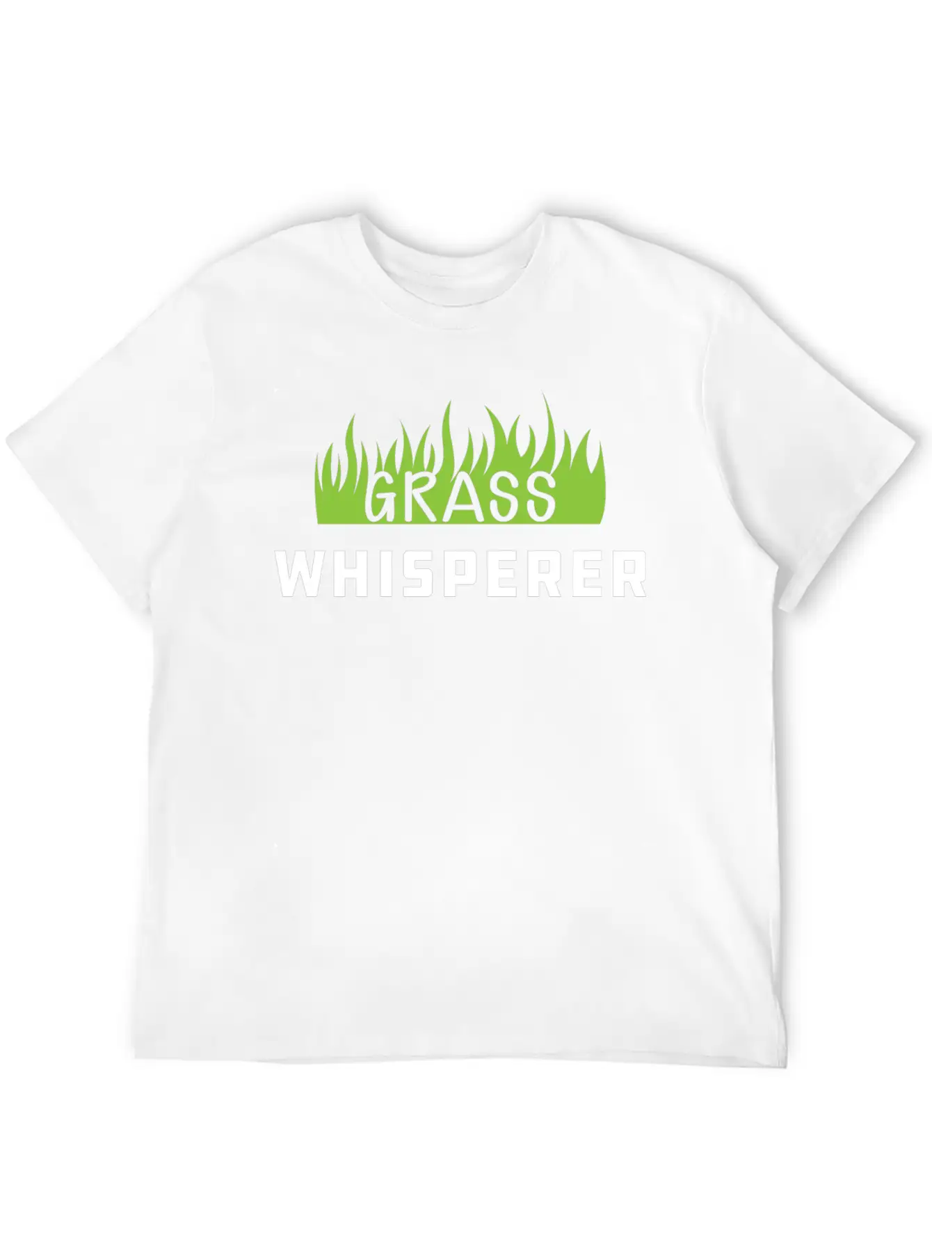 Grass Whisperer - Landscaper Unisex Short Sleeve Soft Cotton T-Shirt – Casual Everyday Wear