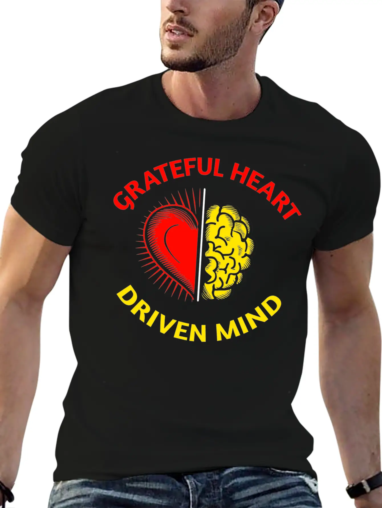 Grateful Heart, Driven Mind: Balanced Life Tee Timeless Short Sleeve Tee – Comfy And Minimalist Design