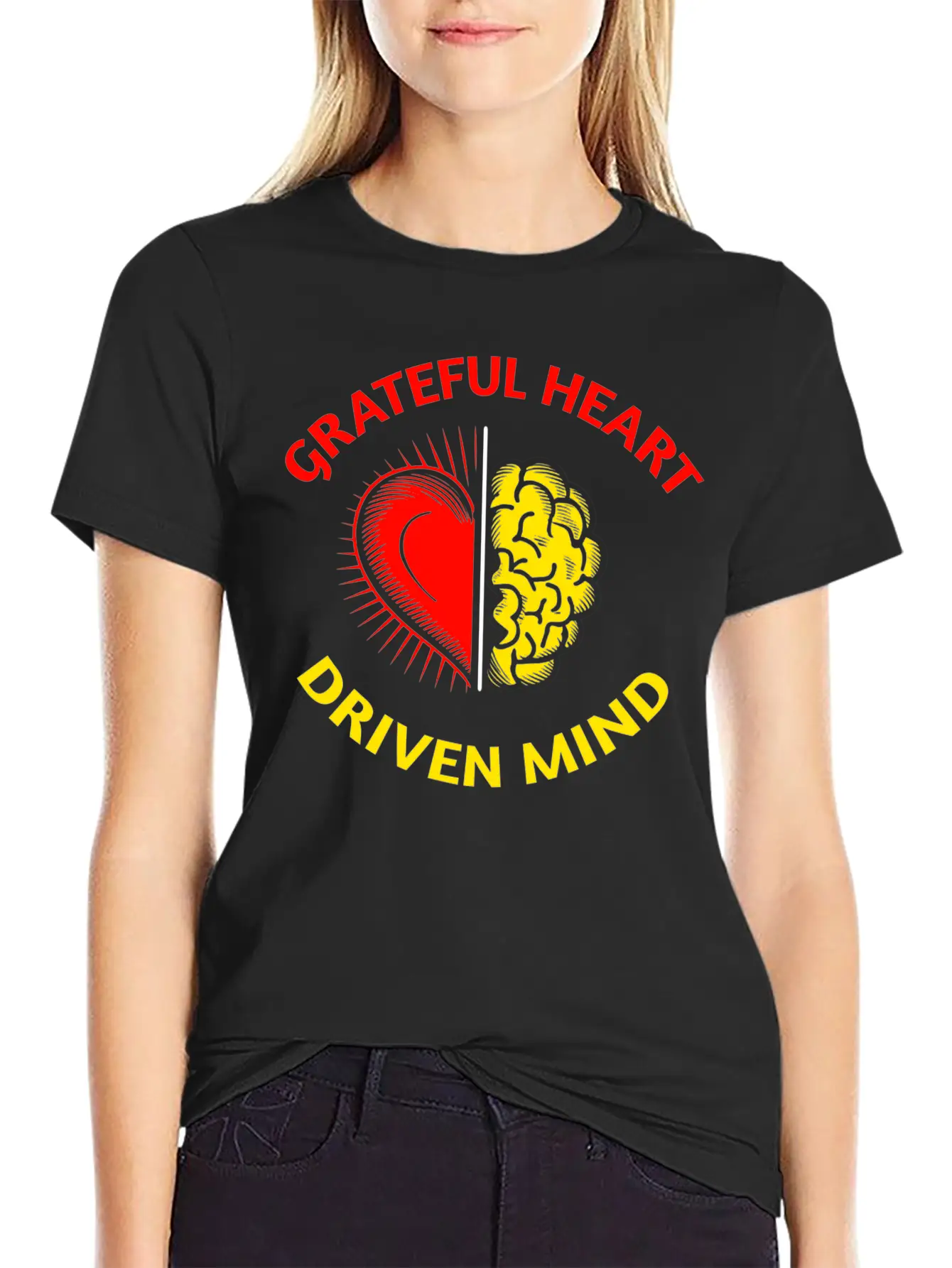 Grateful Heart, Driven Mind: Balanced Life Tee Timeless Short Sleeve Tee – Comfy And Minimalist Design