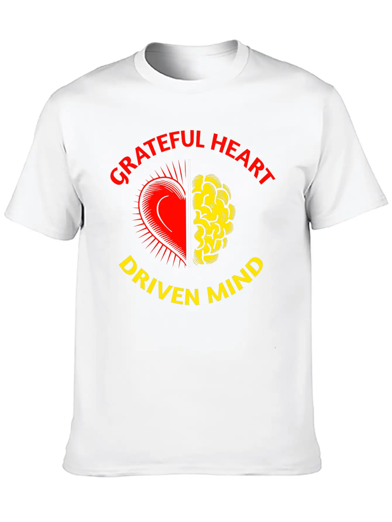 Grateful Heart, Driven Mind: Balanced Life Tee Timeless Short Sleeve Tee – Comfy And Minimalist Design