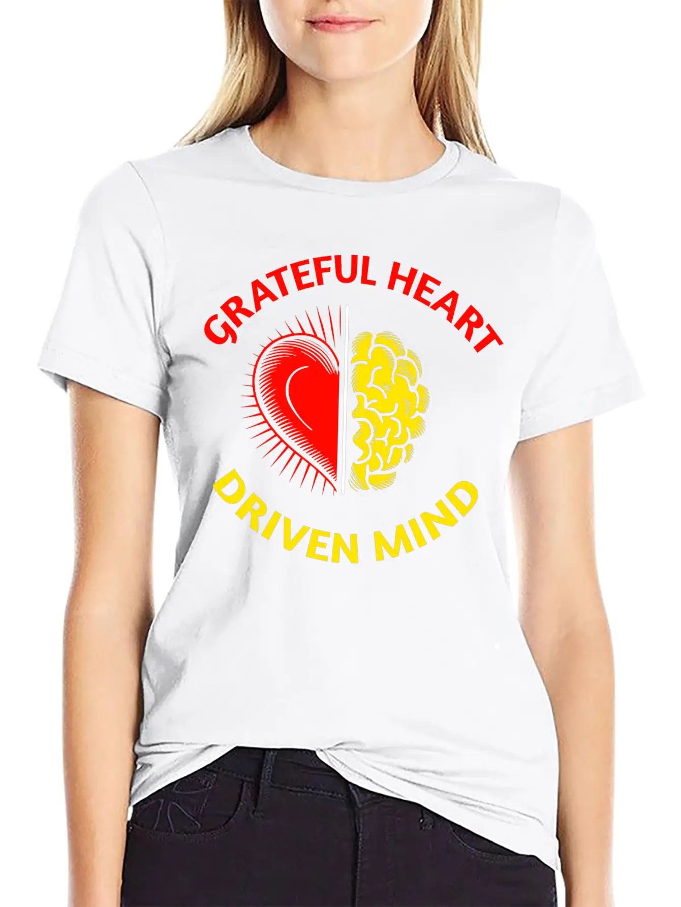 Grateful Heart, Driven Mind: Balanced Life Tee Timeless Short Sleeve Tee – Comfy And Minimalist Design