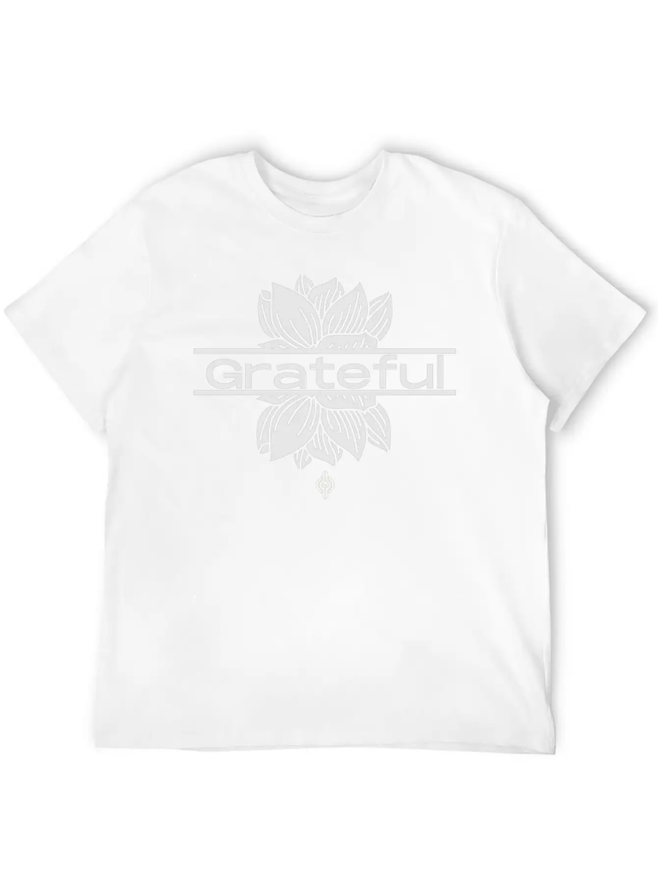 Grateful Lotus Relaxed Everyday Tee – Lightweight And Durable Cotton