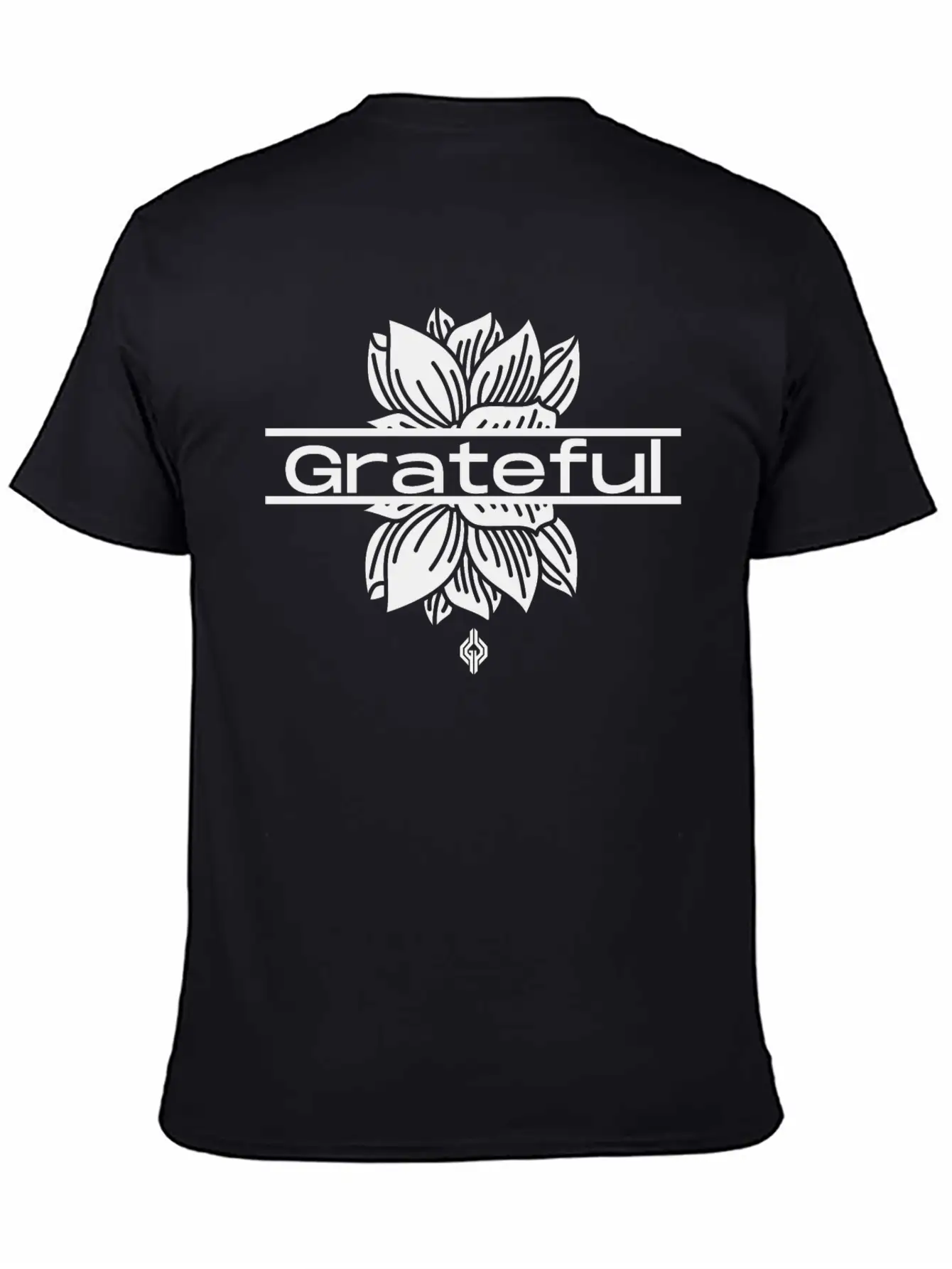 Grateful Lotus Relaxed Everyday Tee – Lightweight And Durable Cotton