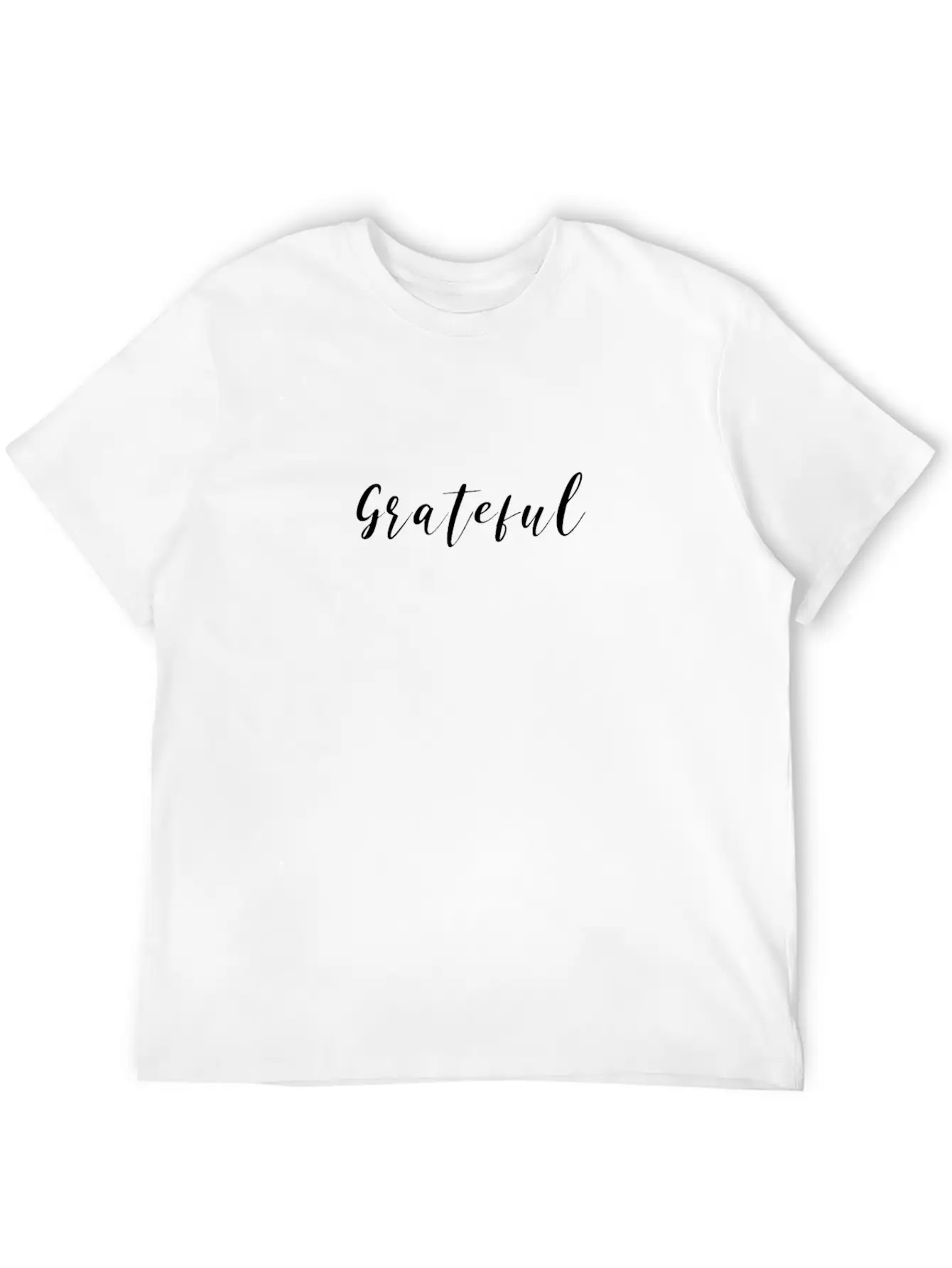 Grateful Unisex Short Sleeve Soft Cotton T-Shirt – Casual Everyday Wear