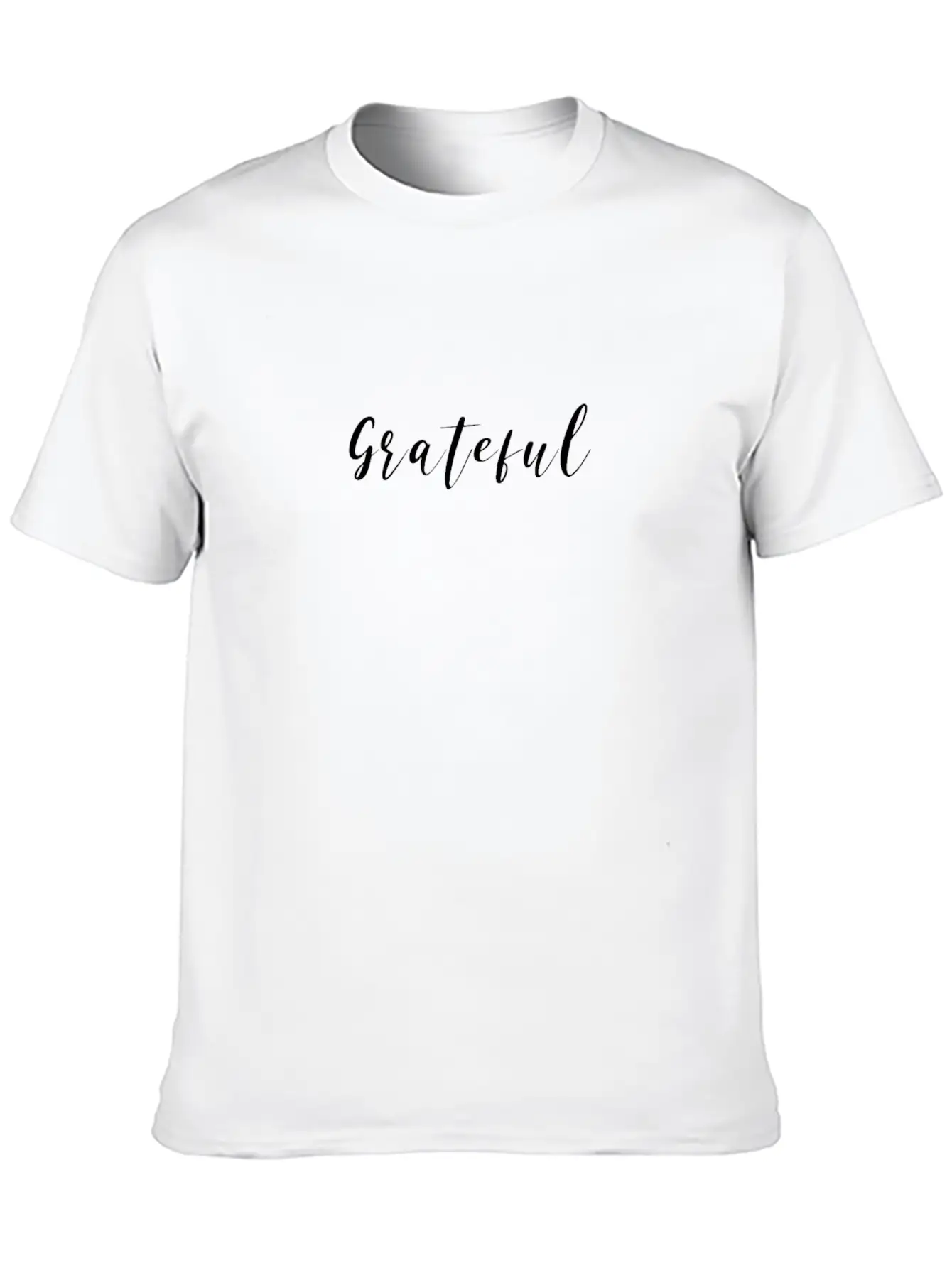 Grateful Unisex Short Sleeve Soft Cotton T-Shirt – Casual Everyday Wear