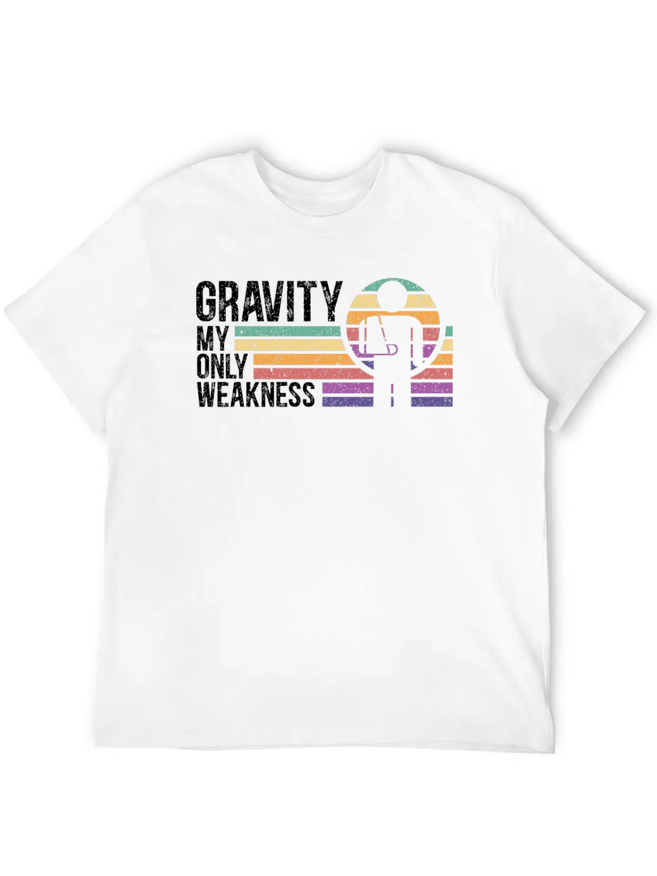 Gravity My Only Weakness Broken Hand Recovery Unisex Short Sleeve Soft Cotton T-Shirt – Casual Everyday Wear