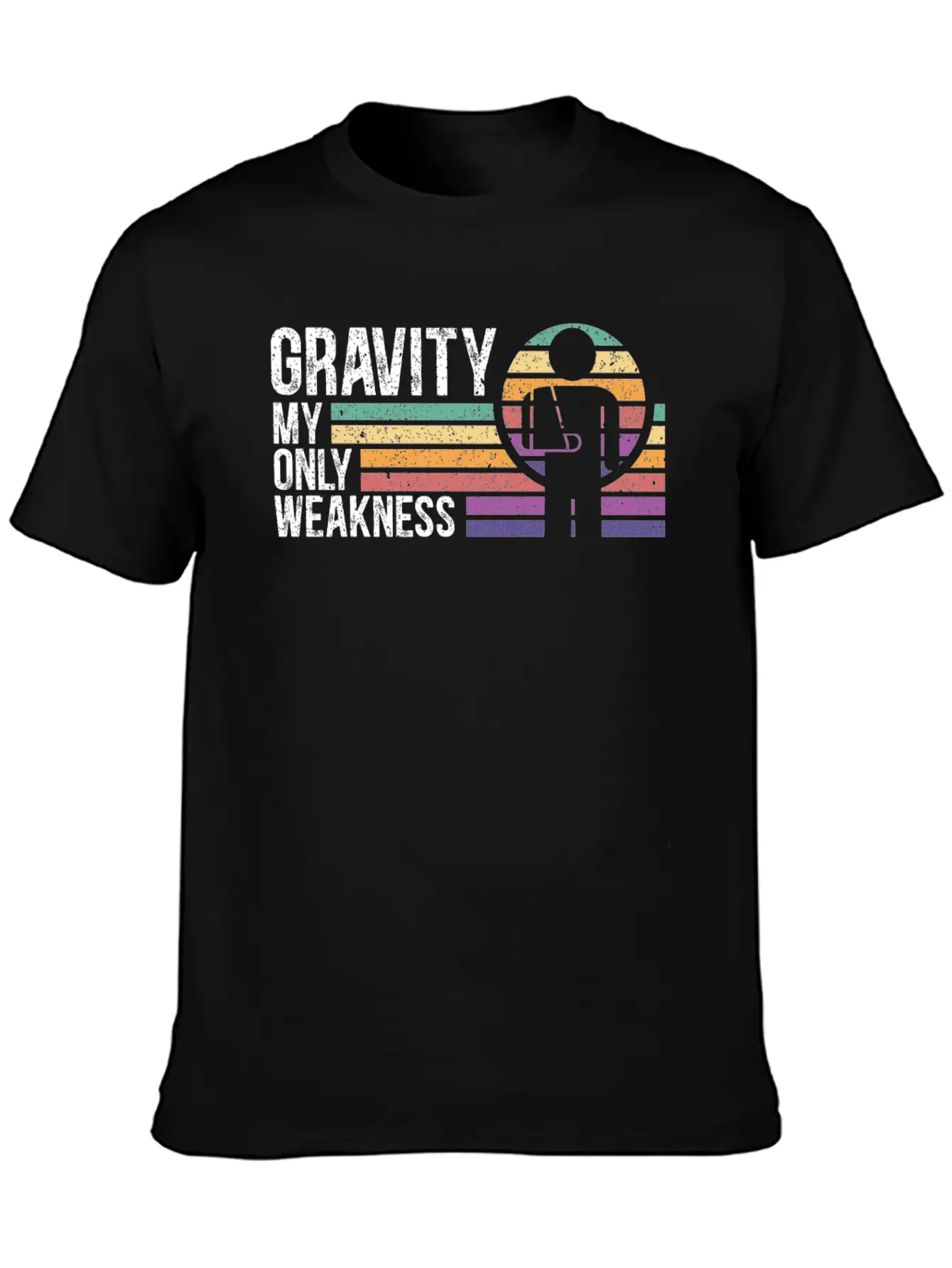 Gravity My Only Weakness Broken Hand Recovery Unisex Short Sleeve Soft Cotton T-Shirt – Casual Everyday Wear