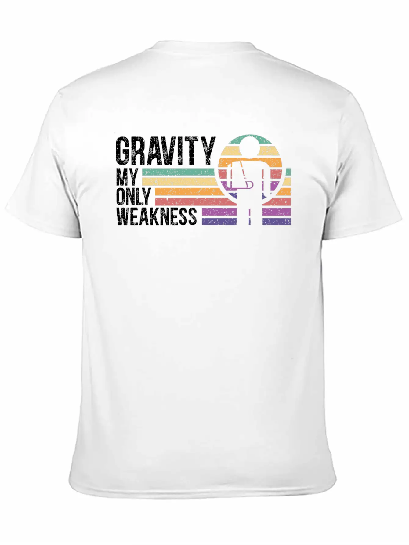 Gravity My Only Weakness Broken Hand Recovery Unisex Short Sleeve Soft Cotton T-Shirt – Casual Everyday Wear