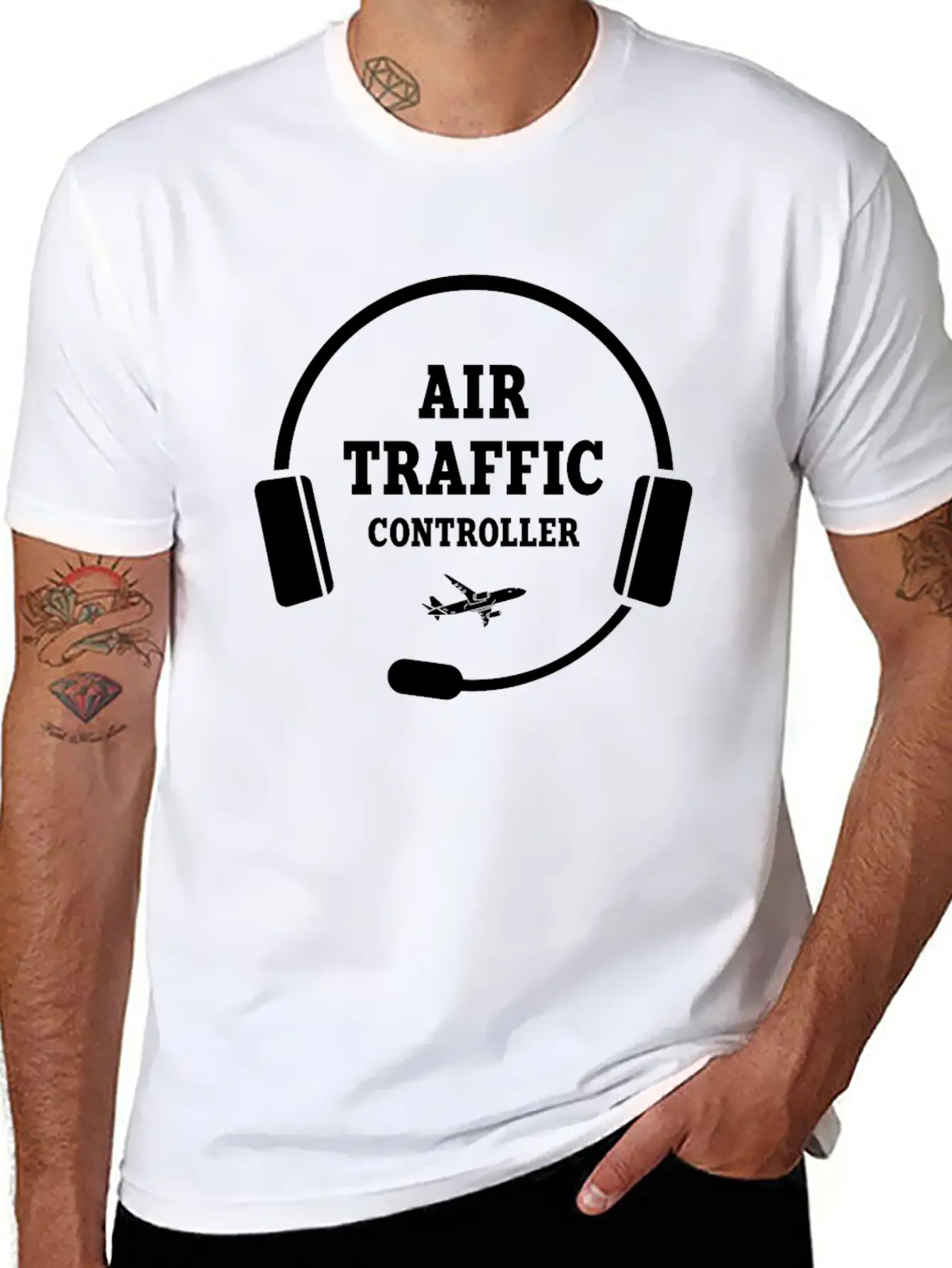 Great Air Traffic Controller Design Stylish Everyday T-Shirt – Unisex Basic Cotton Tee