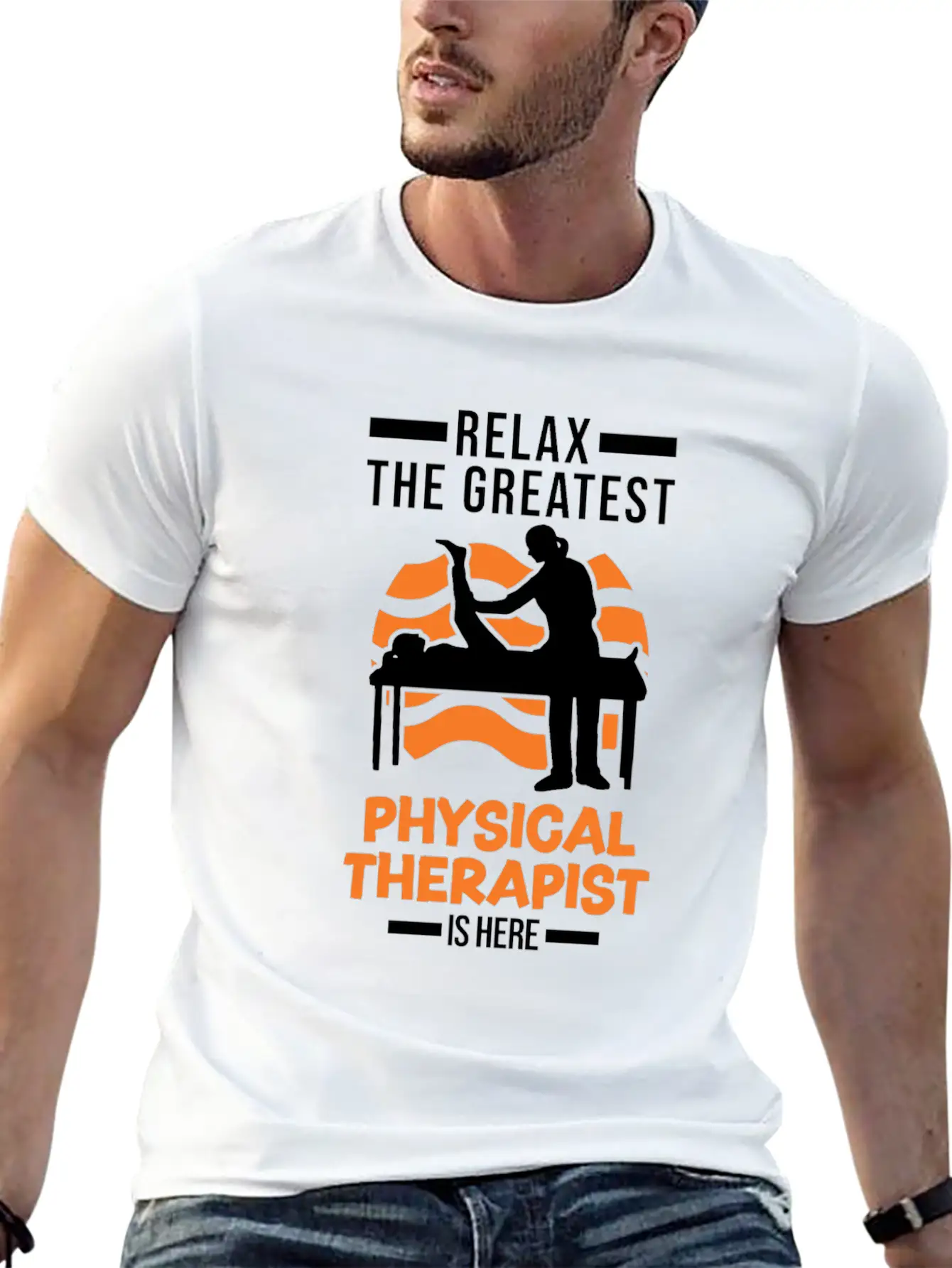 Greatest Physical Therapist Physio Physiotherapist Stylish Everyday T-Shirt – Unisex Basic Cotton Tee