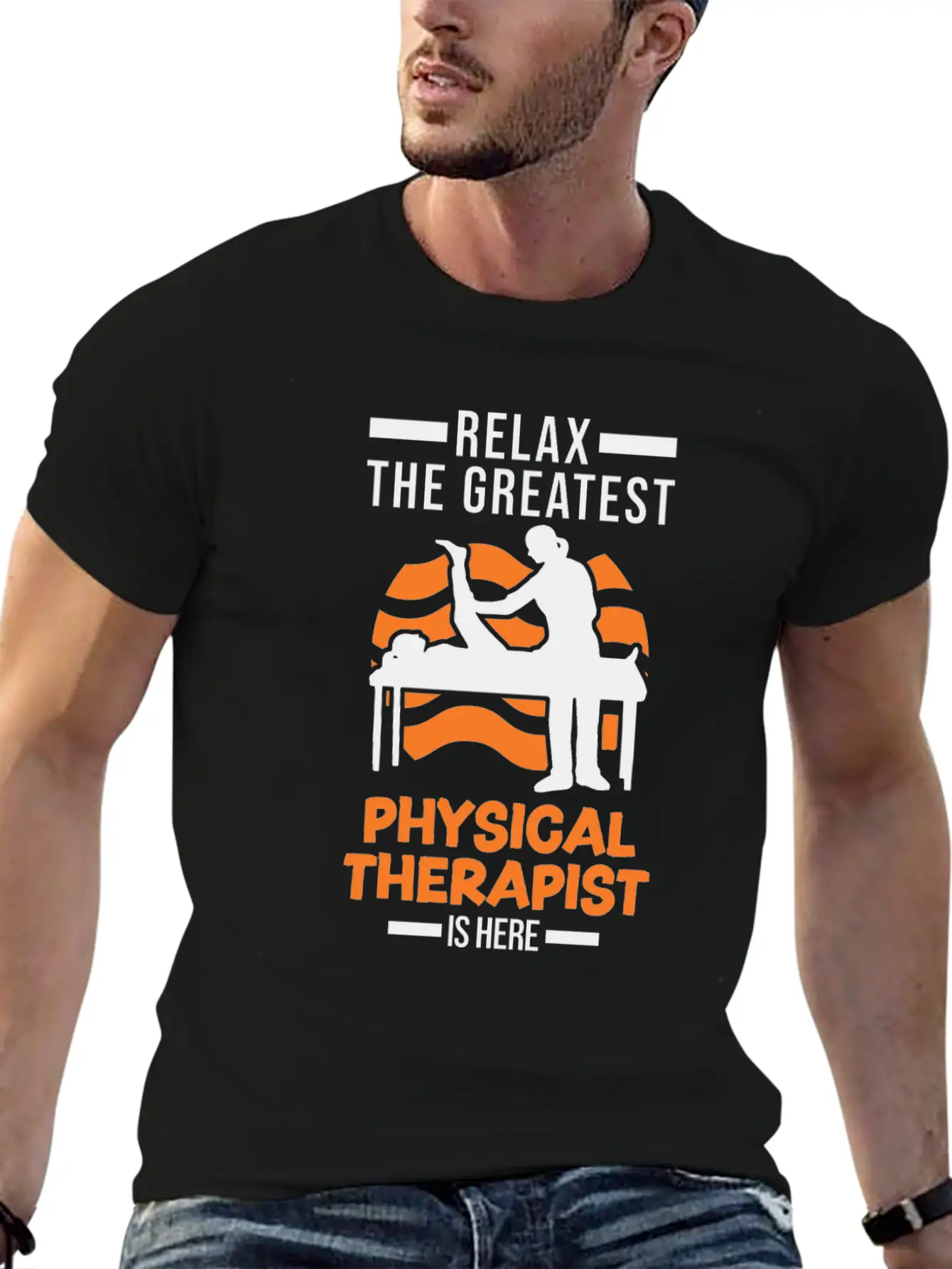 Greatest Physical Therapist Physio Physiotherapist Stylish Everyday T-Shirt – Unisex Basic Cotton Tee