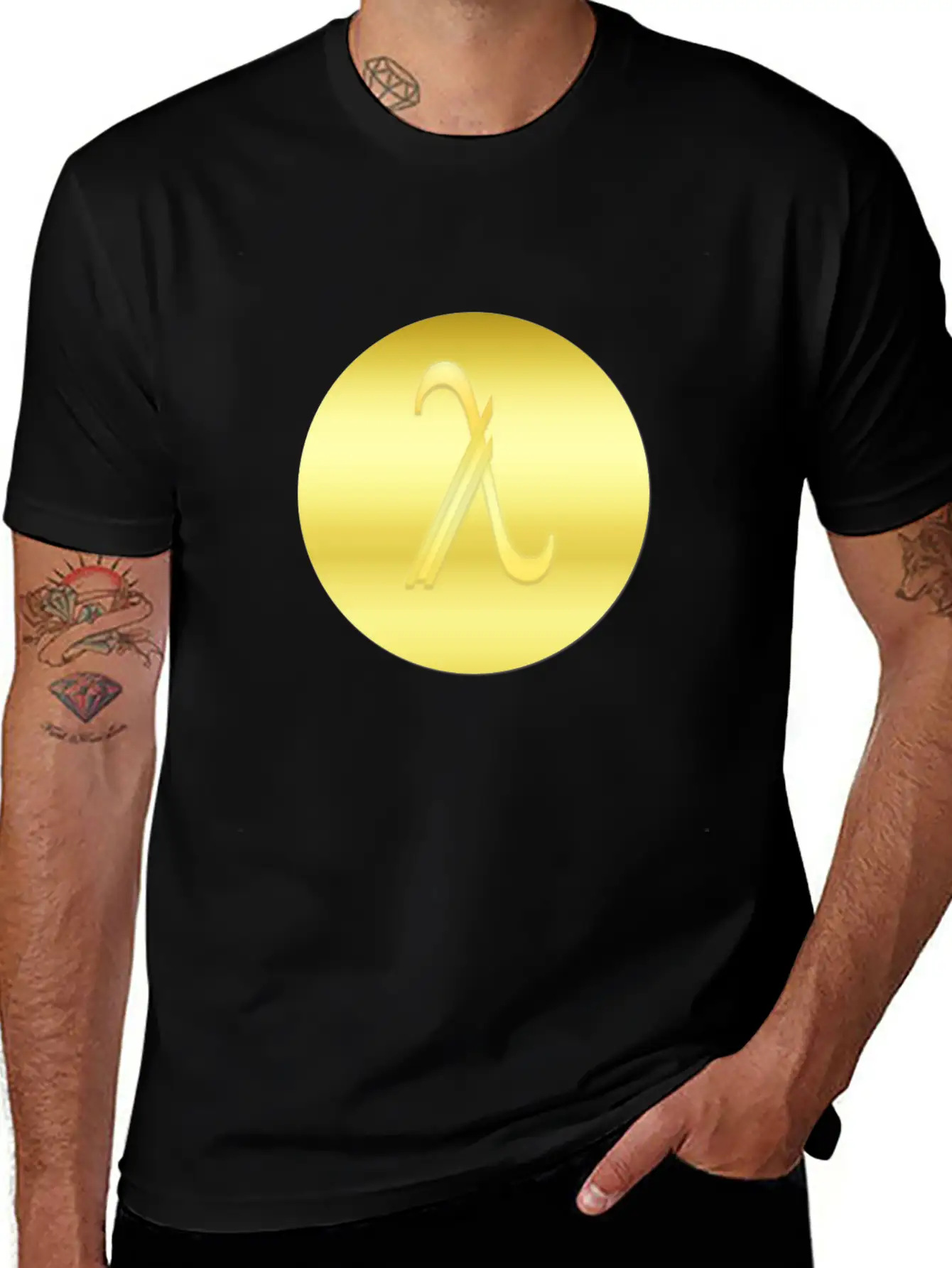 Greek Gold Litecoin Relaxed Everyday Tee – Lightweight And Durable Cotton