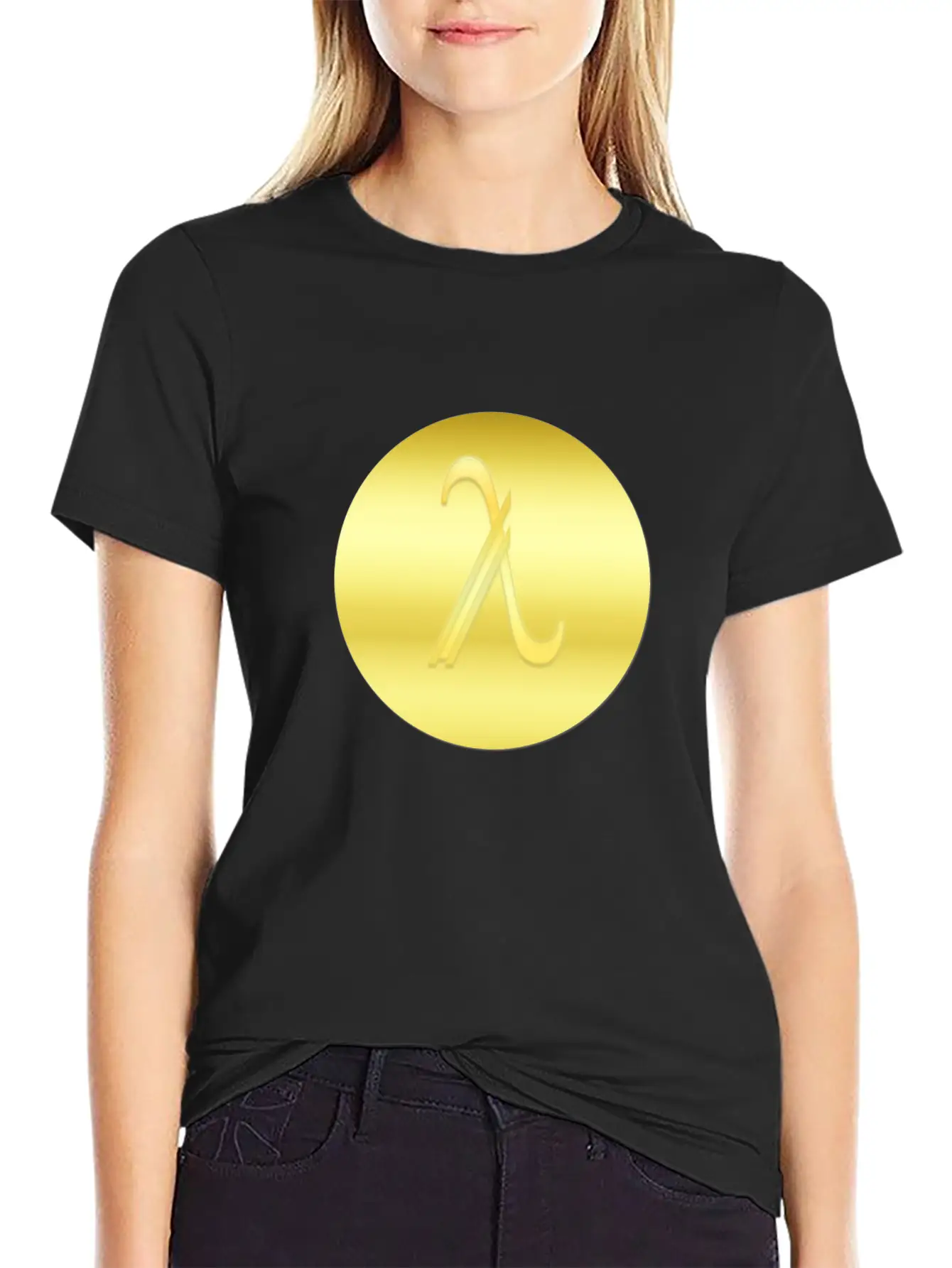 Greek Gold Litecoin Relaxed Everyday Tee – Lightweight And Durable Cotton