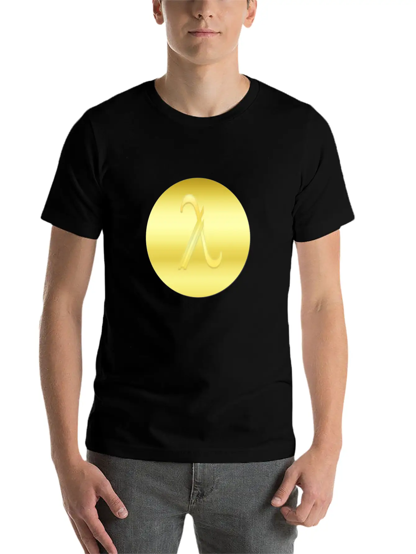 Greek Gold Litecoin Relaxed Everyday Tee – Lightweight And Durable Cotton