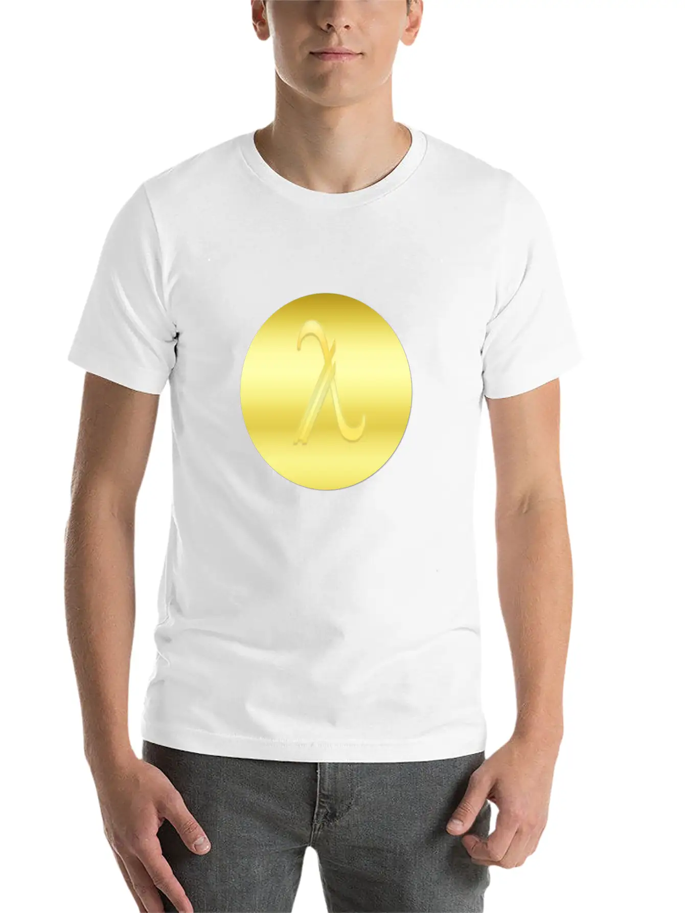 Greek Gold Litecoin Relaxed Everyday Tee – Lightweight And Durable Cotton