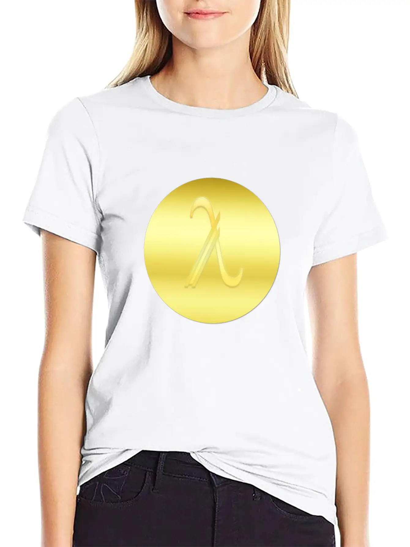 Greek Gold Litecoin Relaxed Everyday Tee – Lightweight And Durable Cotton