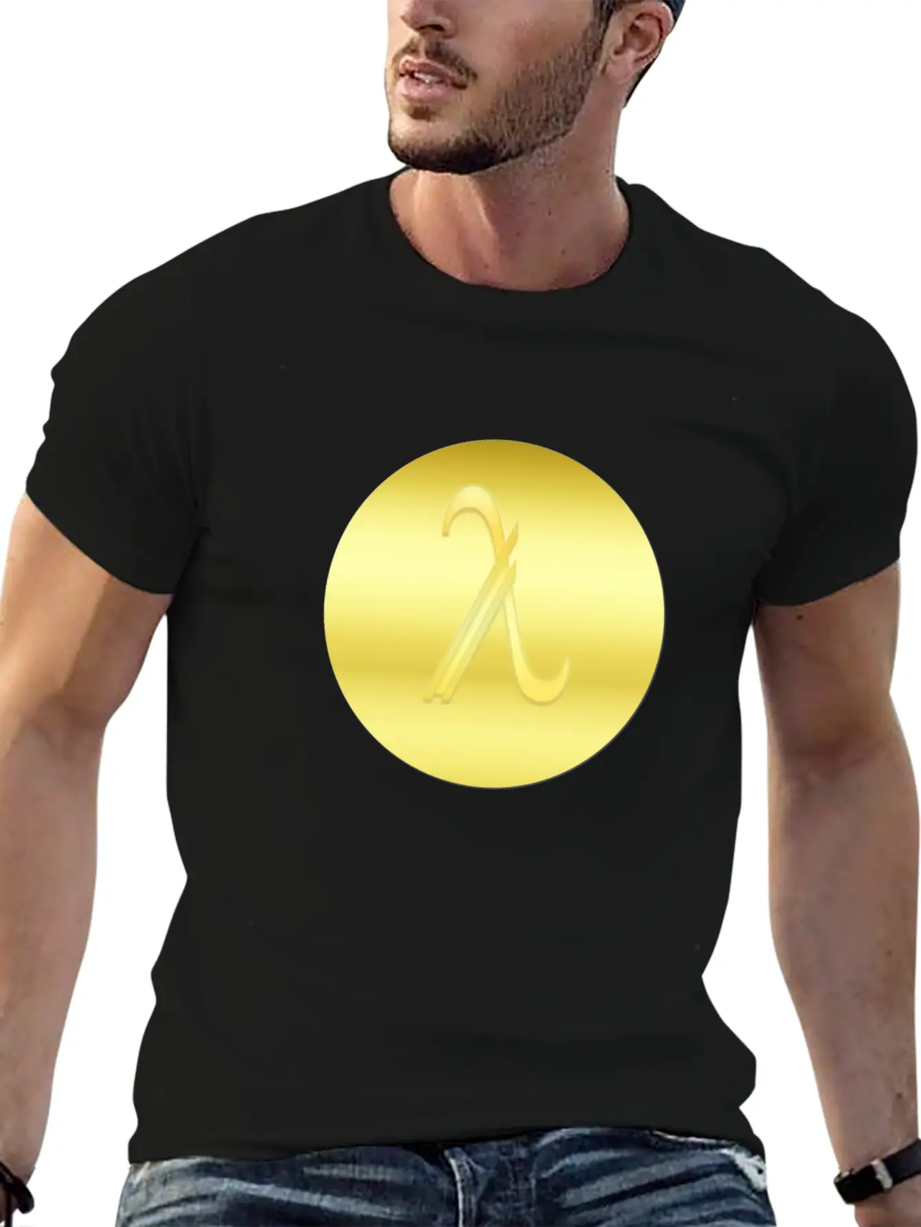 Greek Gold Litecoin Relaxed Everyday Tee – Lightweight And Durable Cotton