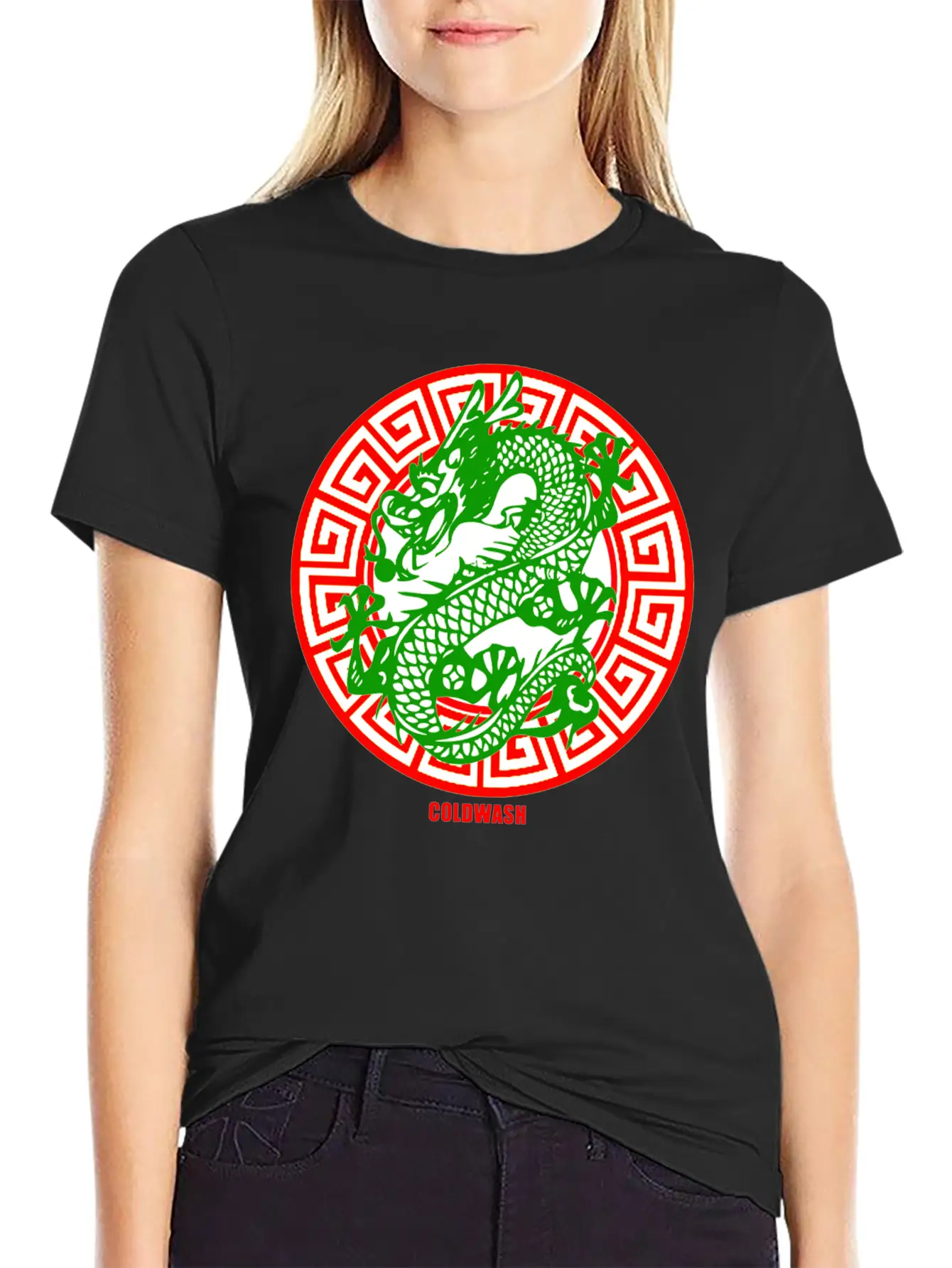 GREEN DRAGON Stylish Everyday T-Shirt – Unisex Basic Cotton Tee