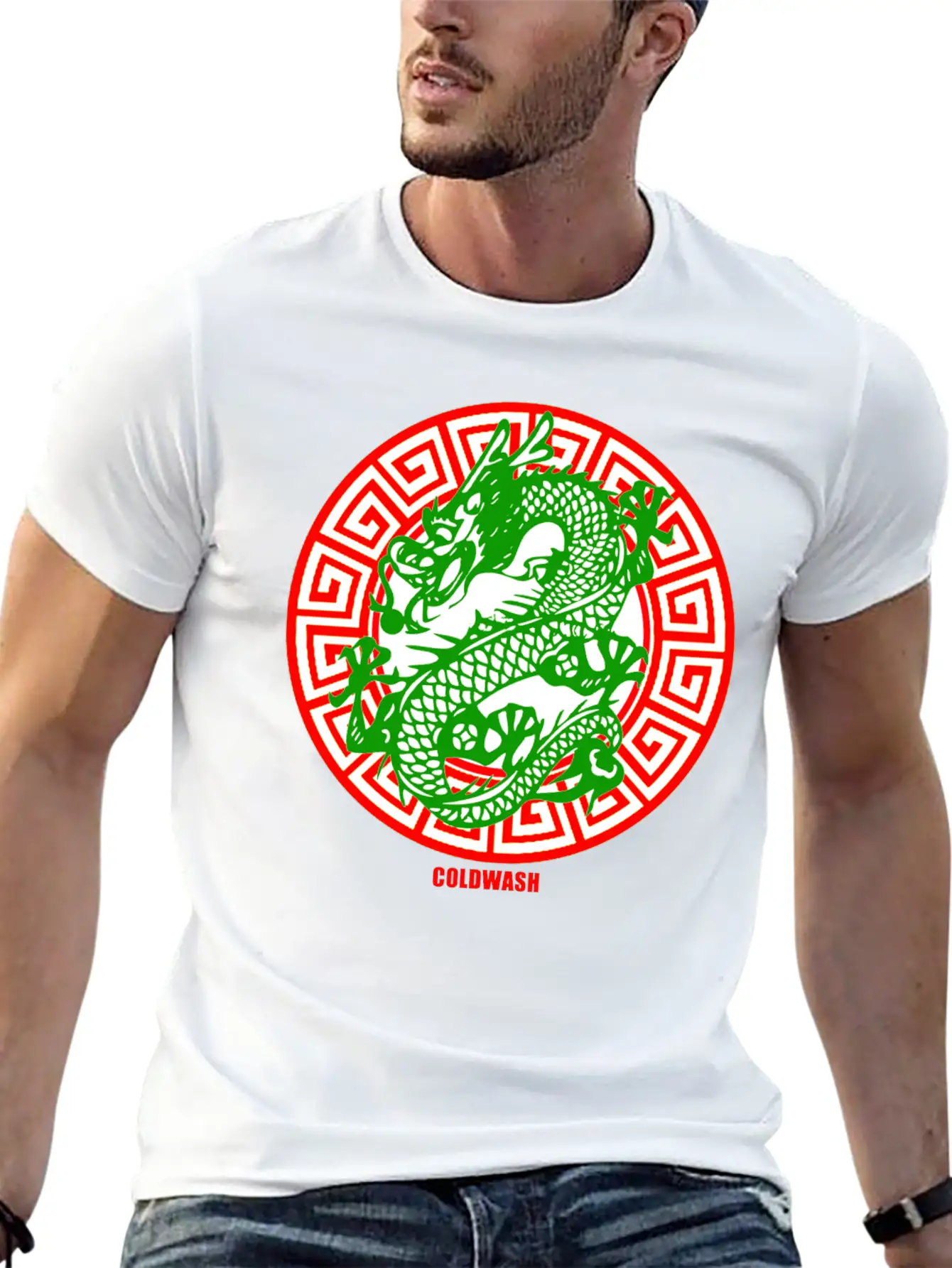 GREEN DRAGON Stylish Everyday T-Shirt – Unisex Basic Cotton Tee