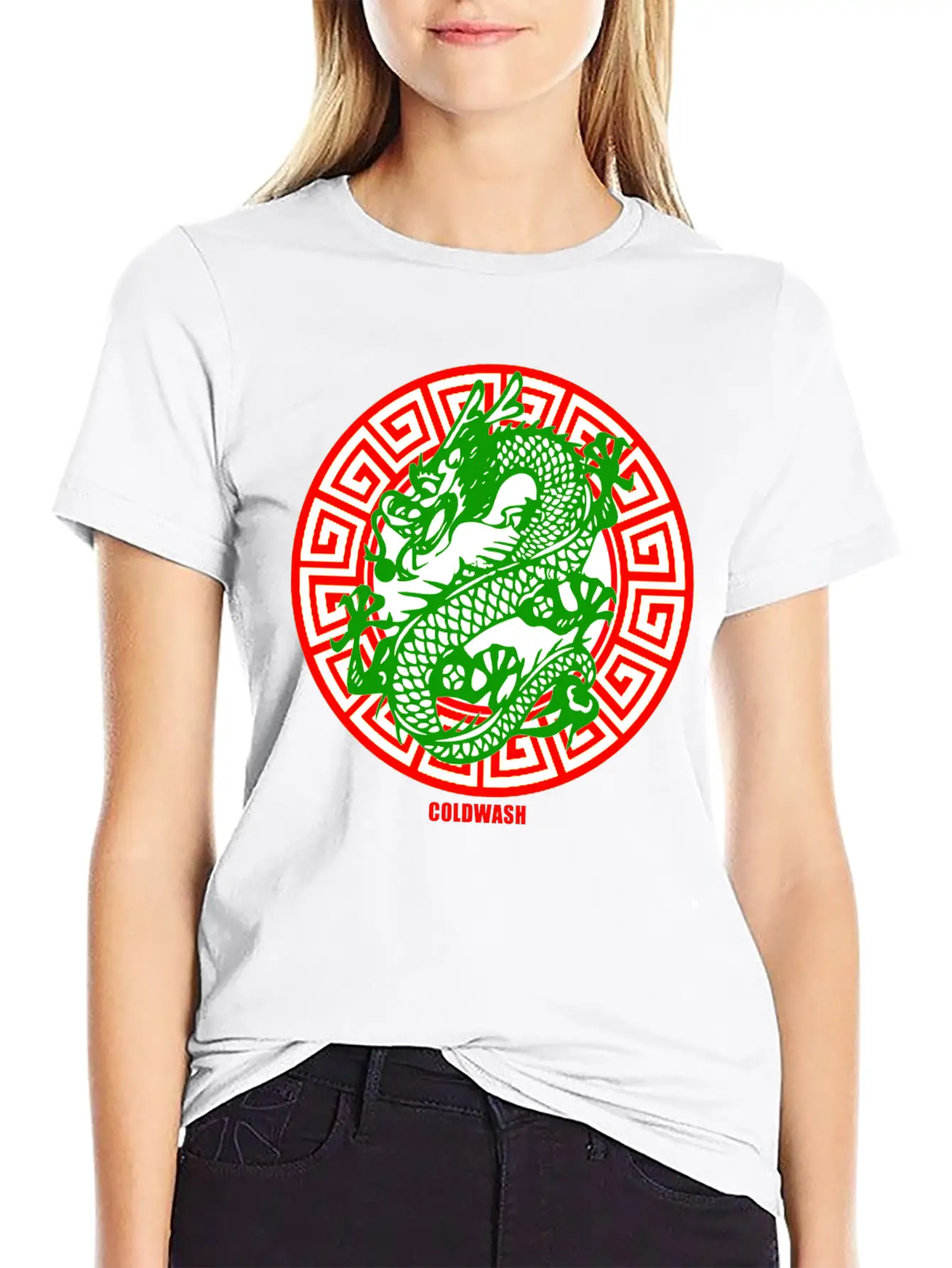 GREEN DRAGON Stylish Everyday T-Shirt – Unisex Basic Cotton Tee