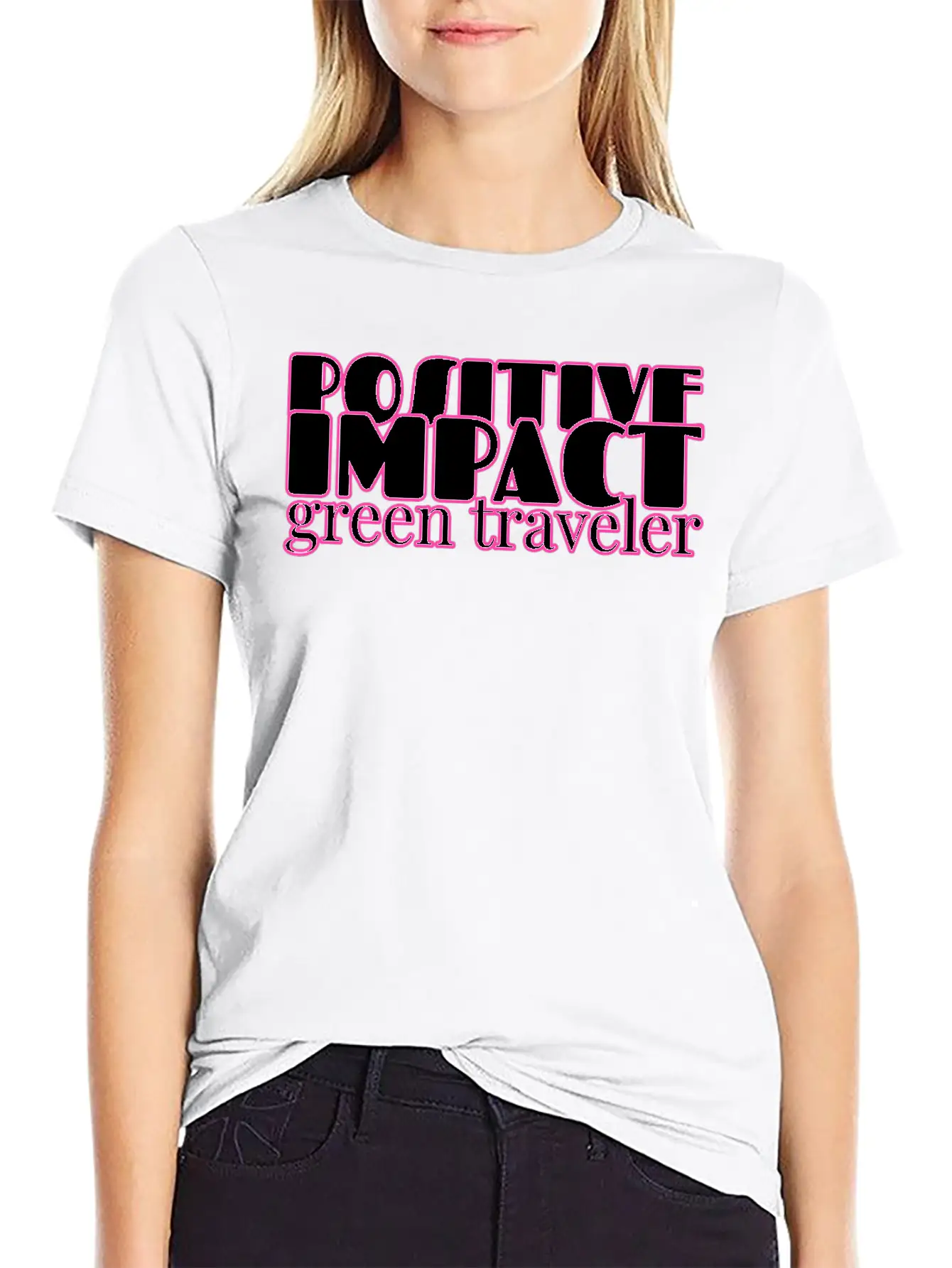 Green Traveler. Tourist, Traveling, Travel Unisex Short Sleeve Soft Cotton T-Shirt – Casual Everyday Wear