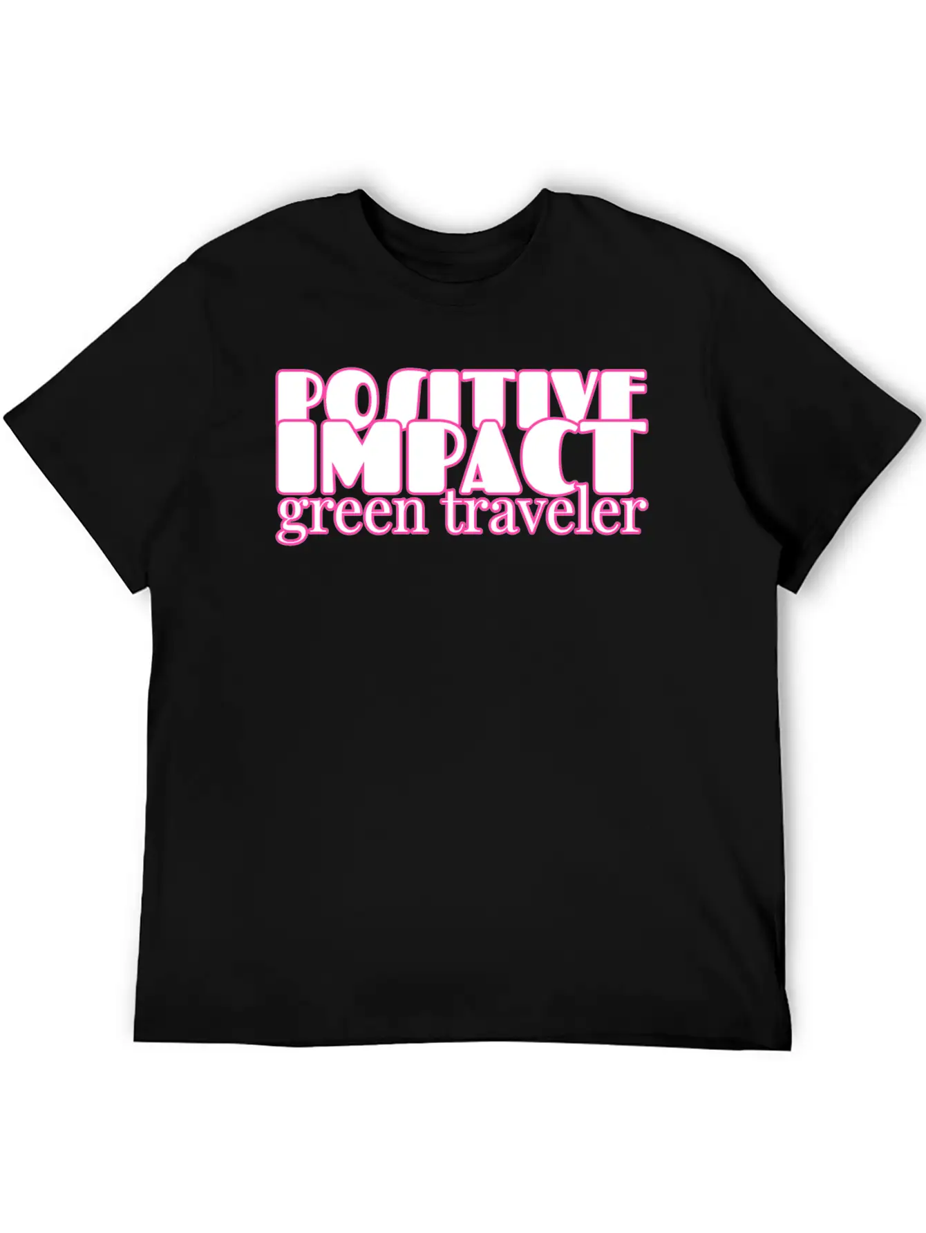 Green Traveler. Tourist, Traveling, Travel Unisex Short Sleeve Soft Cotton T-Shirt – Casual Everyday Wear