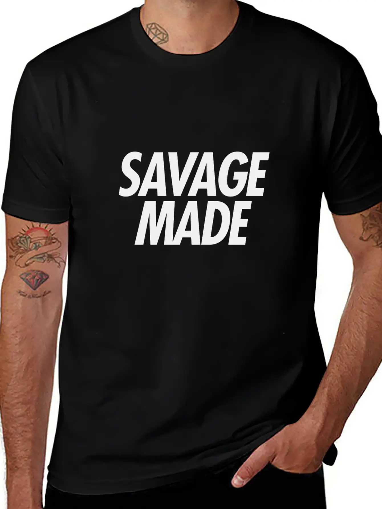 Grey Savage Tee Essential Unisex Summer Tee – Soft Cotton Casual Fit