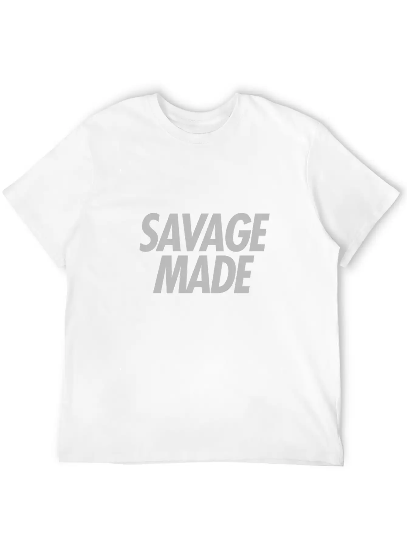 Grey Savage Tee Essential Unisex Summer Tee – Soft Cotton Casual Fit