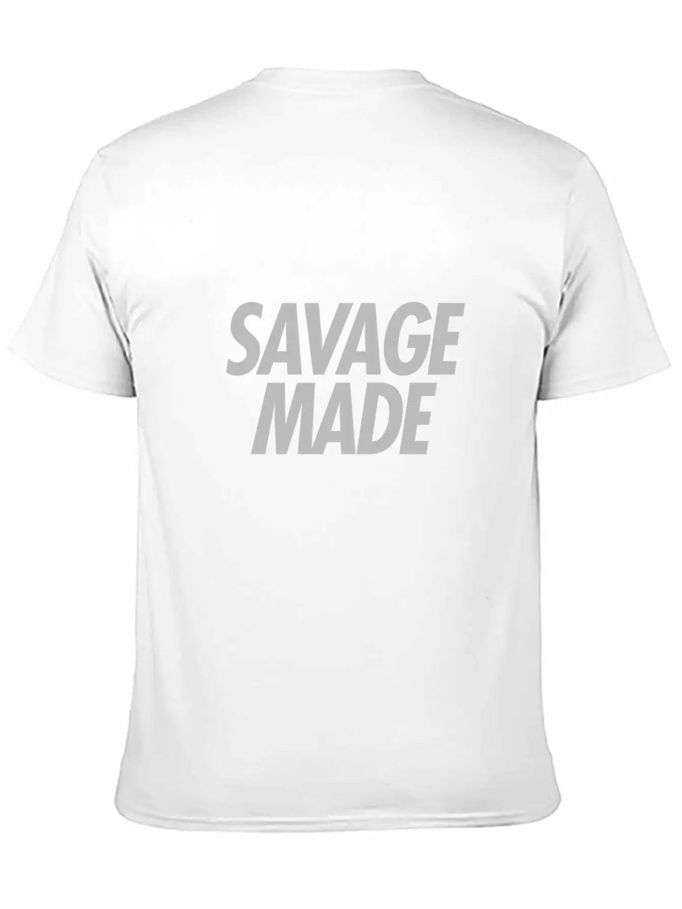 Grey Savage Tee Essential Unisex Summer Tee – Soft Cotton Casual Fit