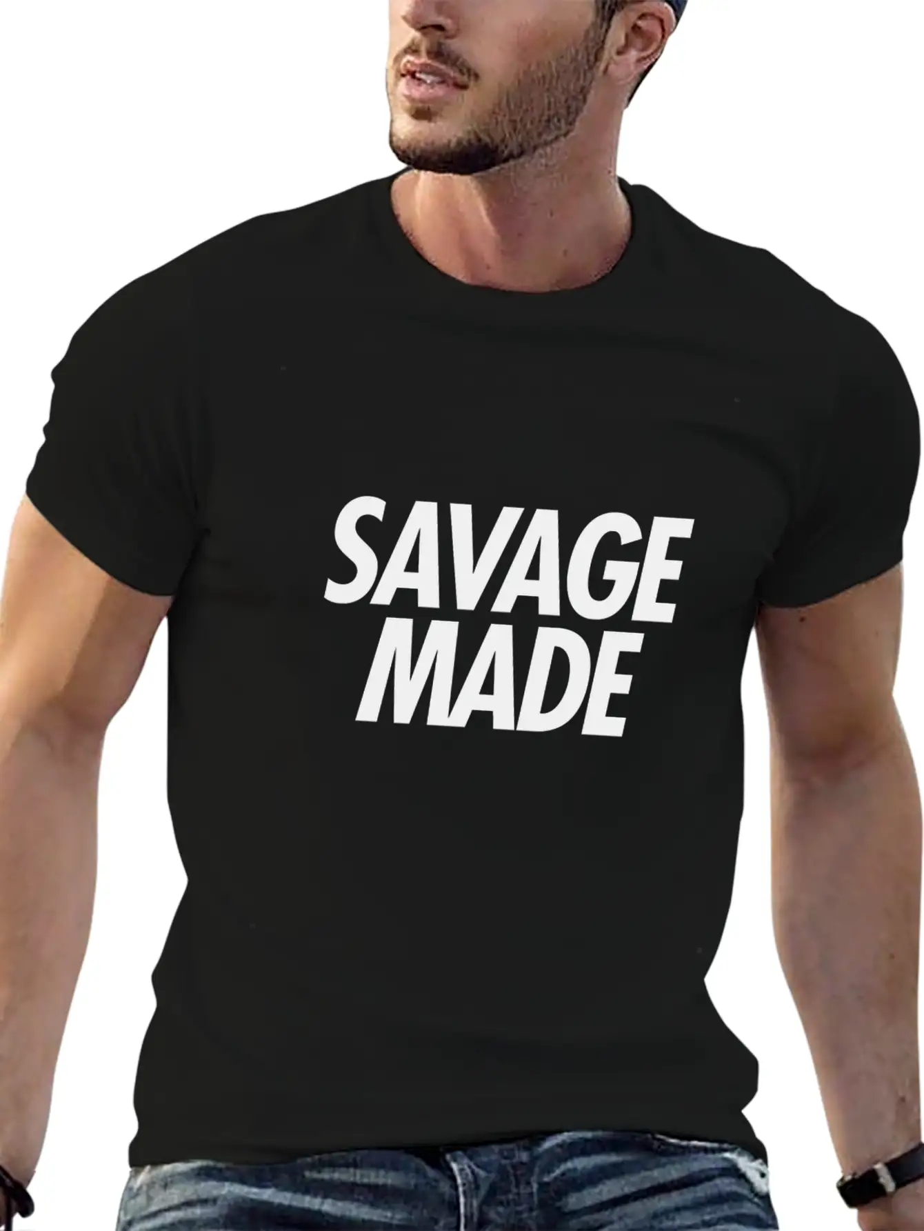 Grey Savage Tee Essential Unisex Summer Tee – Soft Cotton Casual Fit