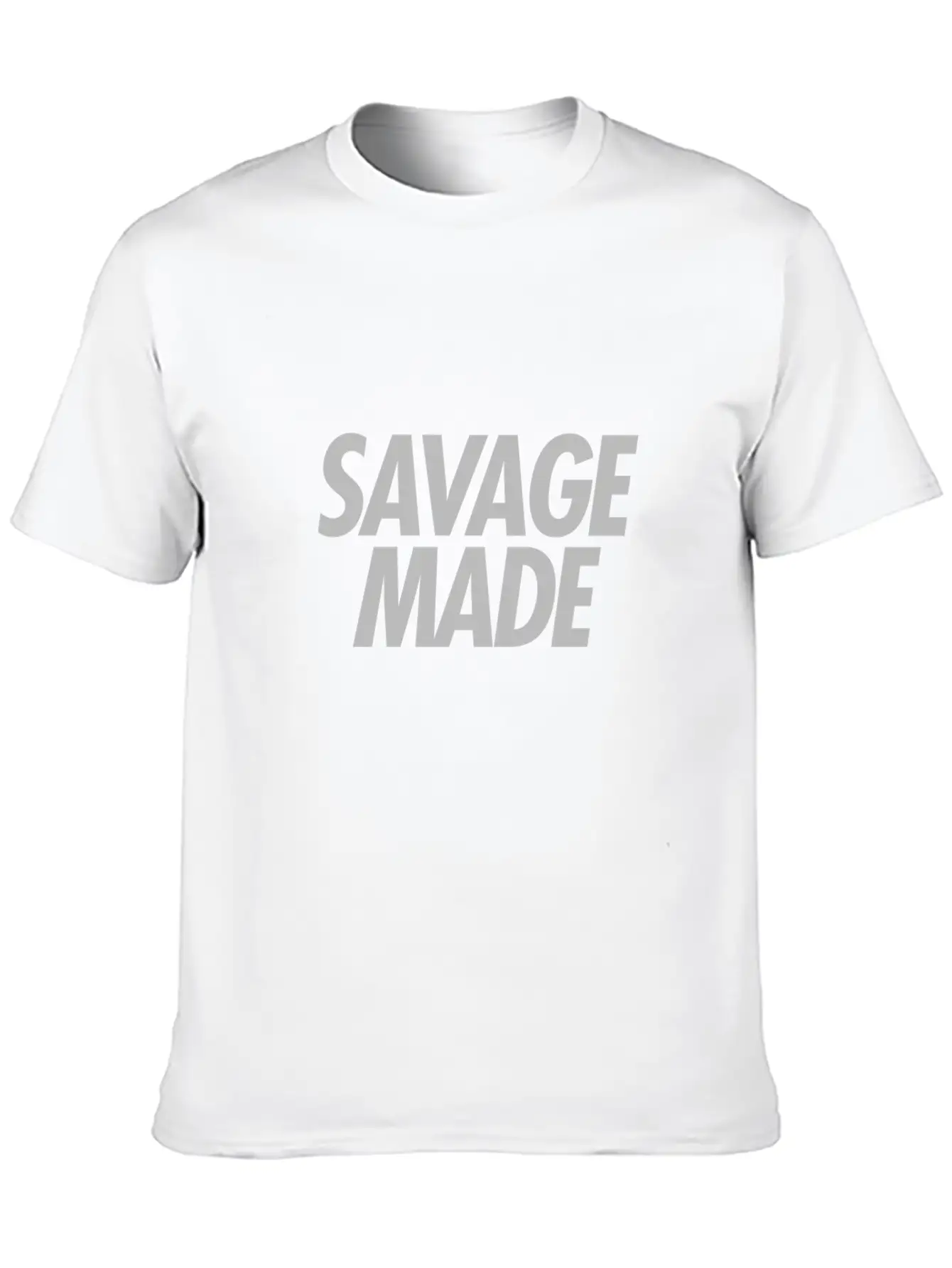 Grey Savage Tee Essential Unisex Summer Tee – Soft Cotton Casual Fit