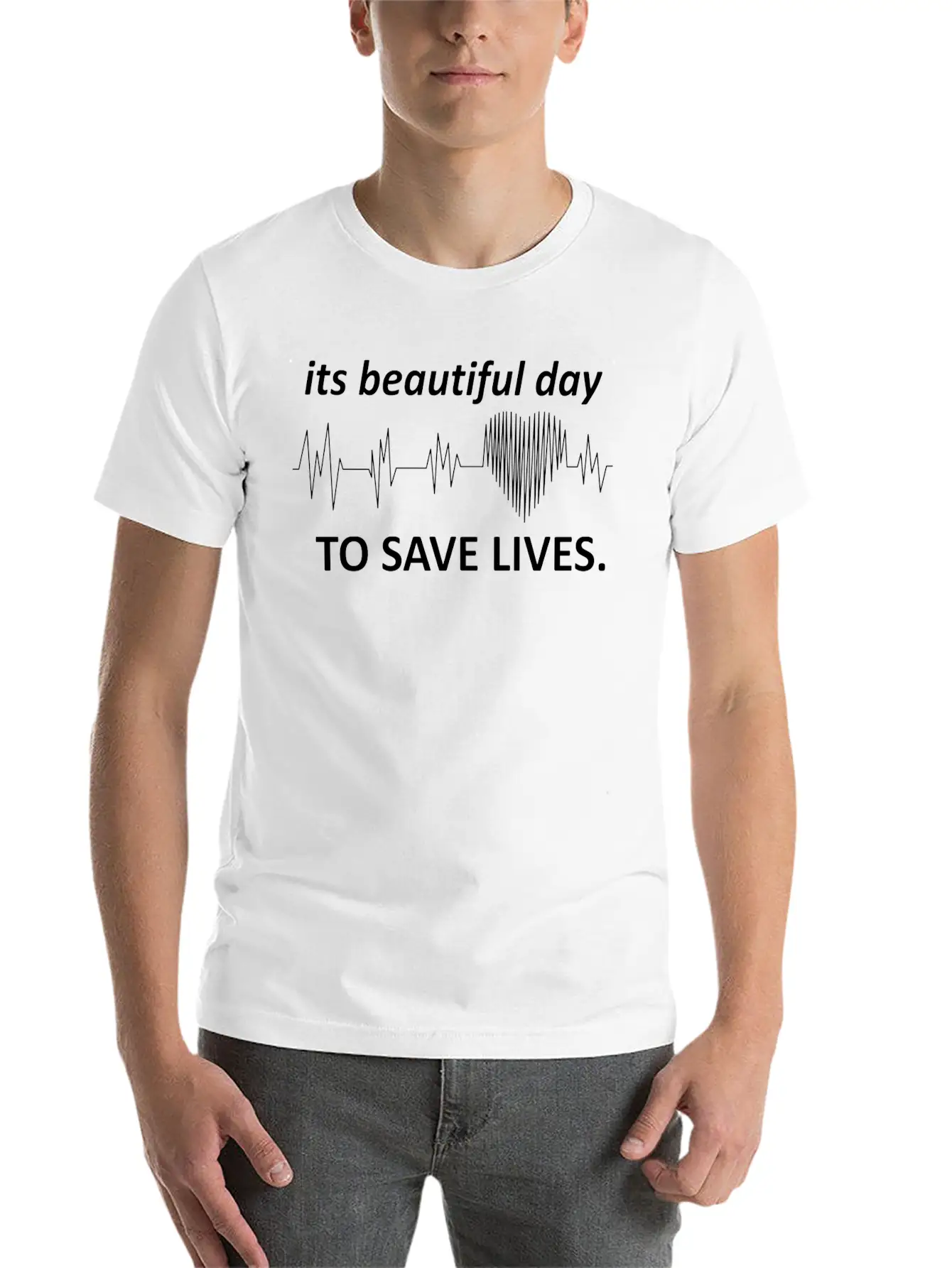 Grey Sloan Memorial Hospital Its Beautiful Day. Timeless Short Sleeve Tee – Comfy And Minimalist Design