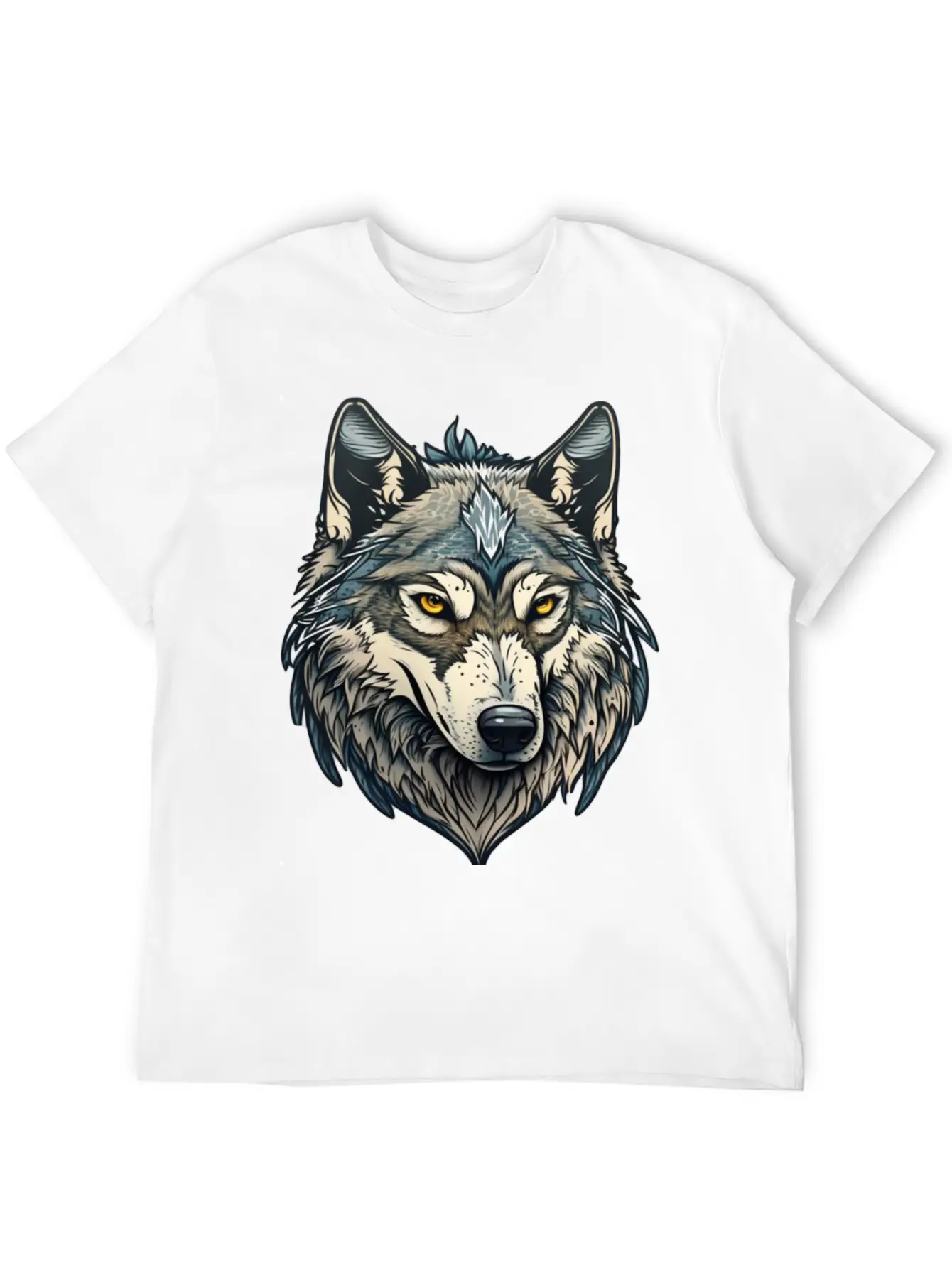 Grey Wolf Basic Graphic T-Shirt – Daily Comfort In Soft Cotton