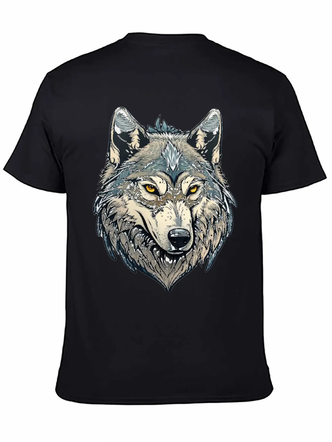 Grey Wolf Basic Graphic T-Shirt – Daily Comfort In Soft Cotton