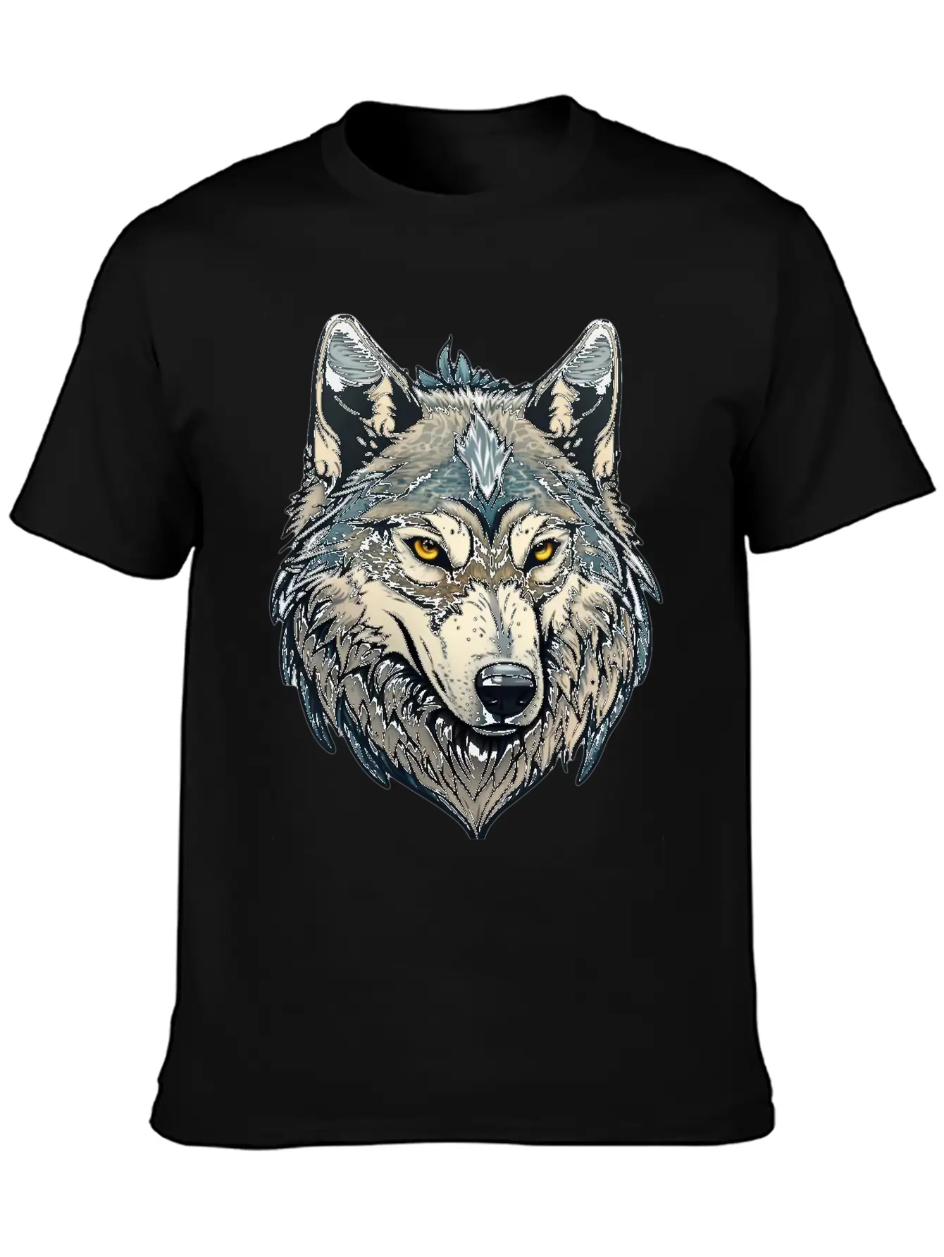 Grey Wolf Basic Graphic T-Shirt – Daily Comfort In Soft Cotton