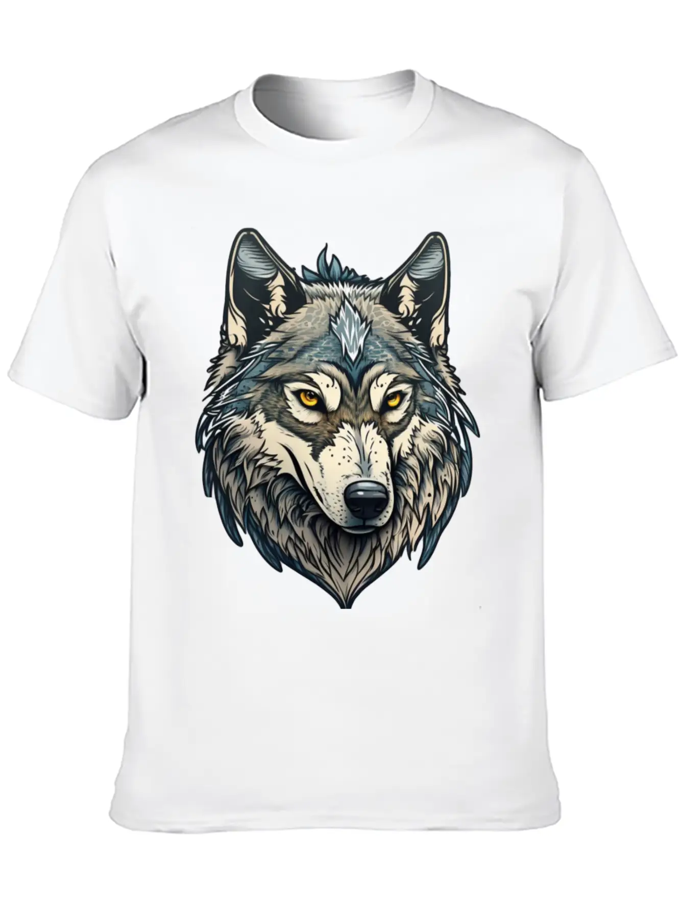 Grey Wolf Basic Graphic T-Shirt – Daily Comfort In Soft Cotton