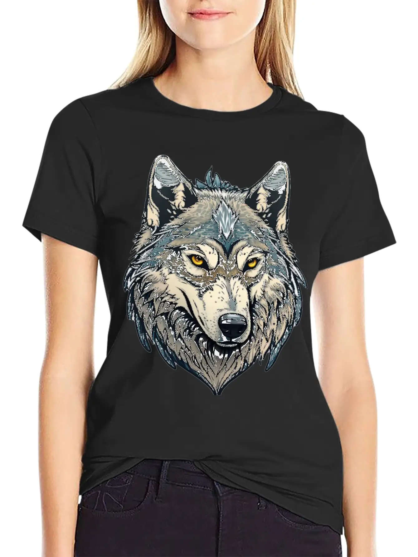 Grey Wolf Basic Graphic T-Shirt – Daily Comfort In Soft Cotton